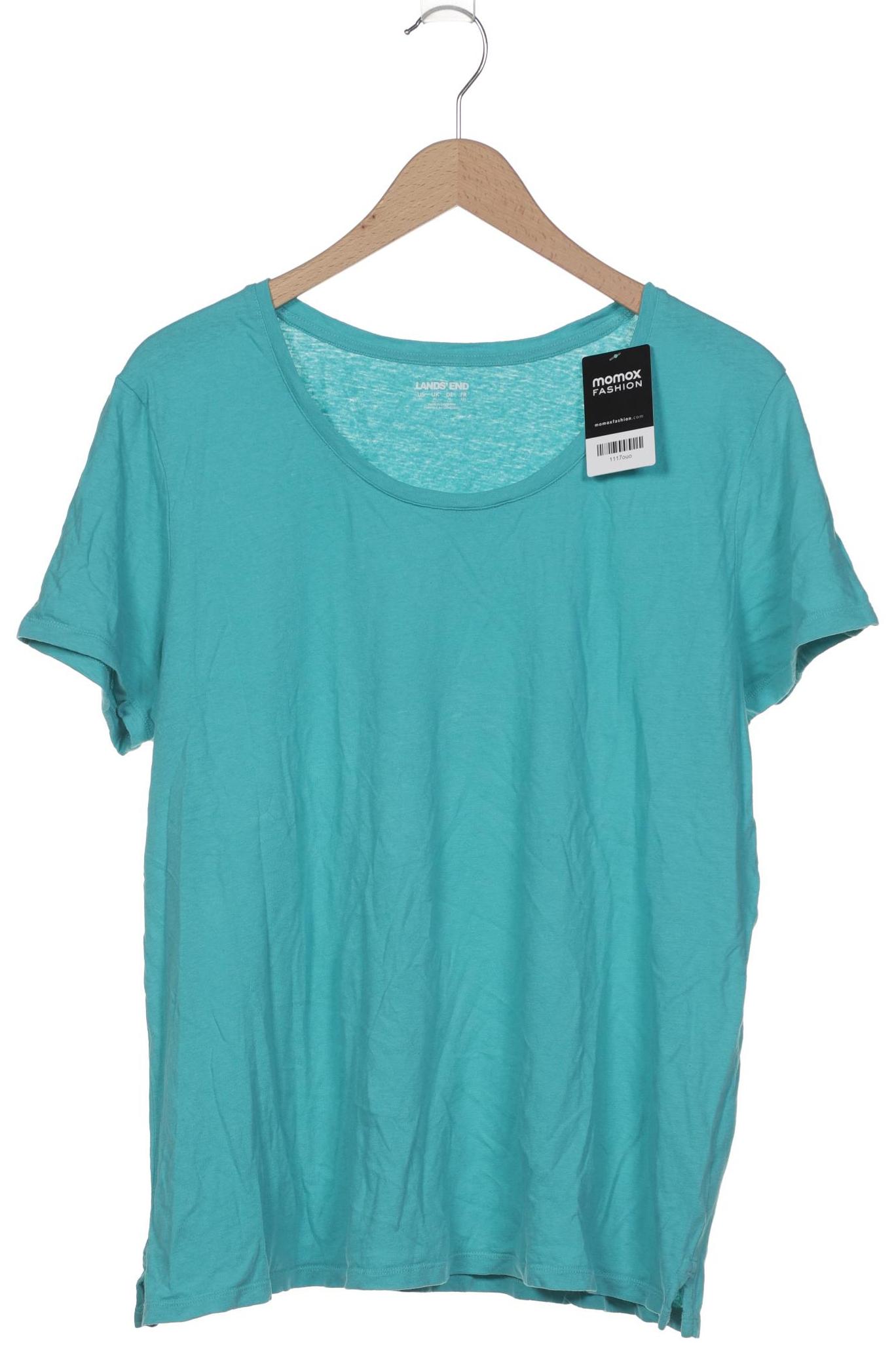 

Lands End Damen T-Shirt, türkis, Gr. 44