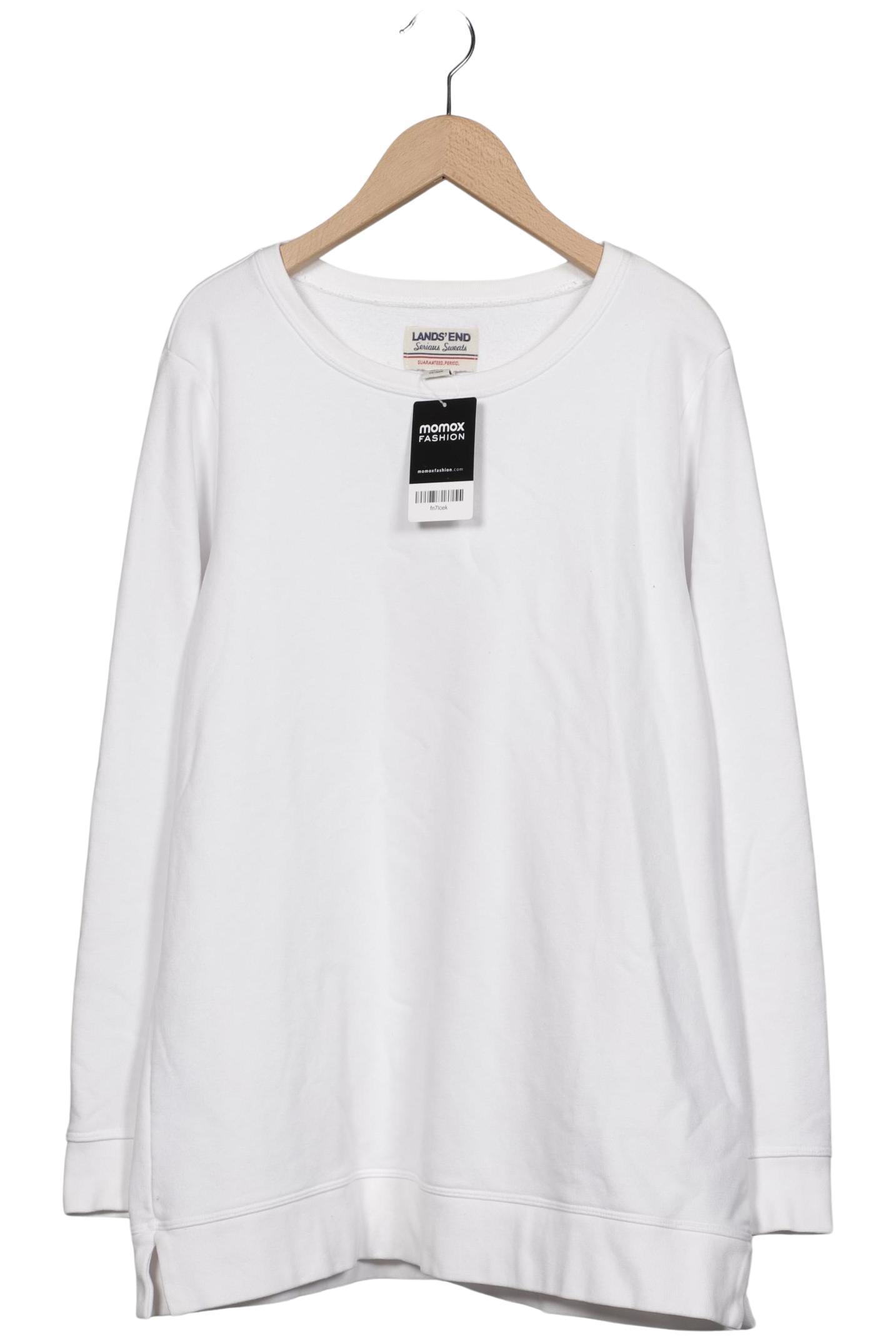 

Lands End Damen Sweatshirt, weiß, Gr. 38