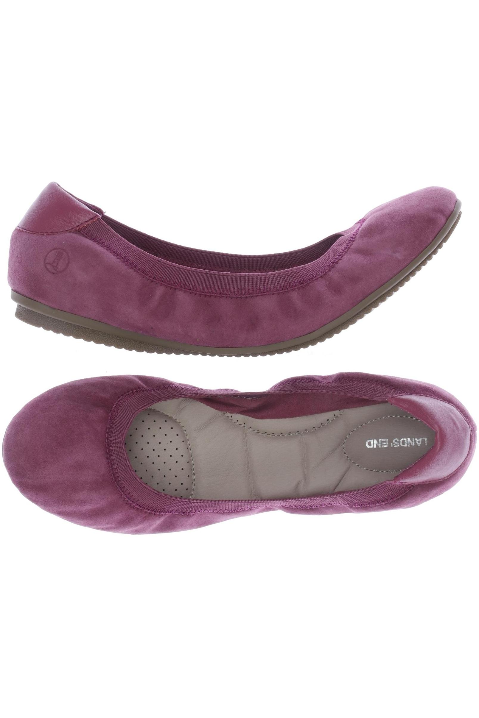 

Lands End Damen Ballerinas, pink, Gr. 42.5