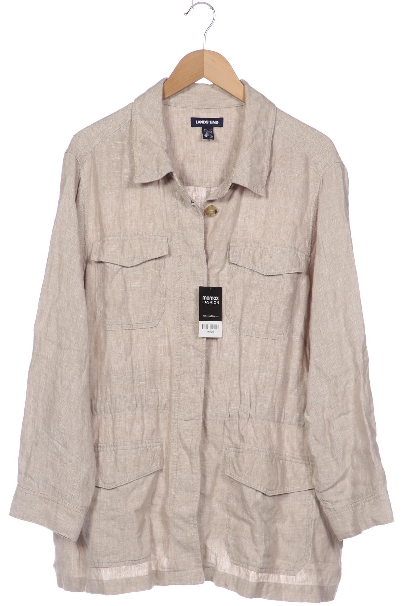 

Lands End Damen Jacke, beige, Gr. 52