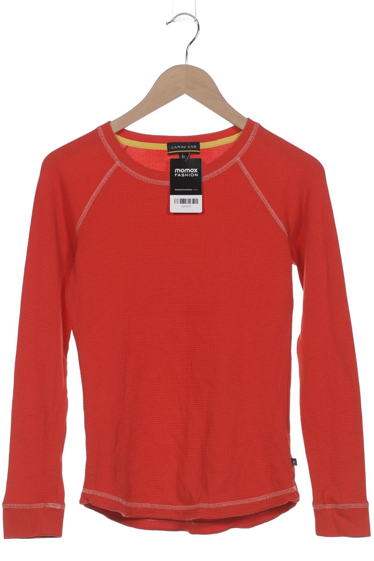 

Lands End Damen Langarmshirt, orange, Gr. 36