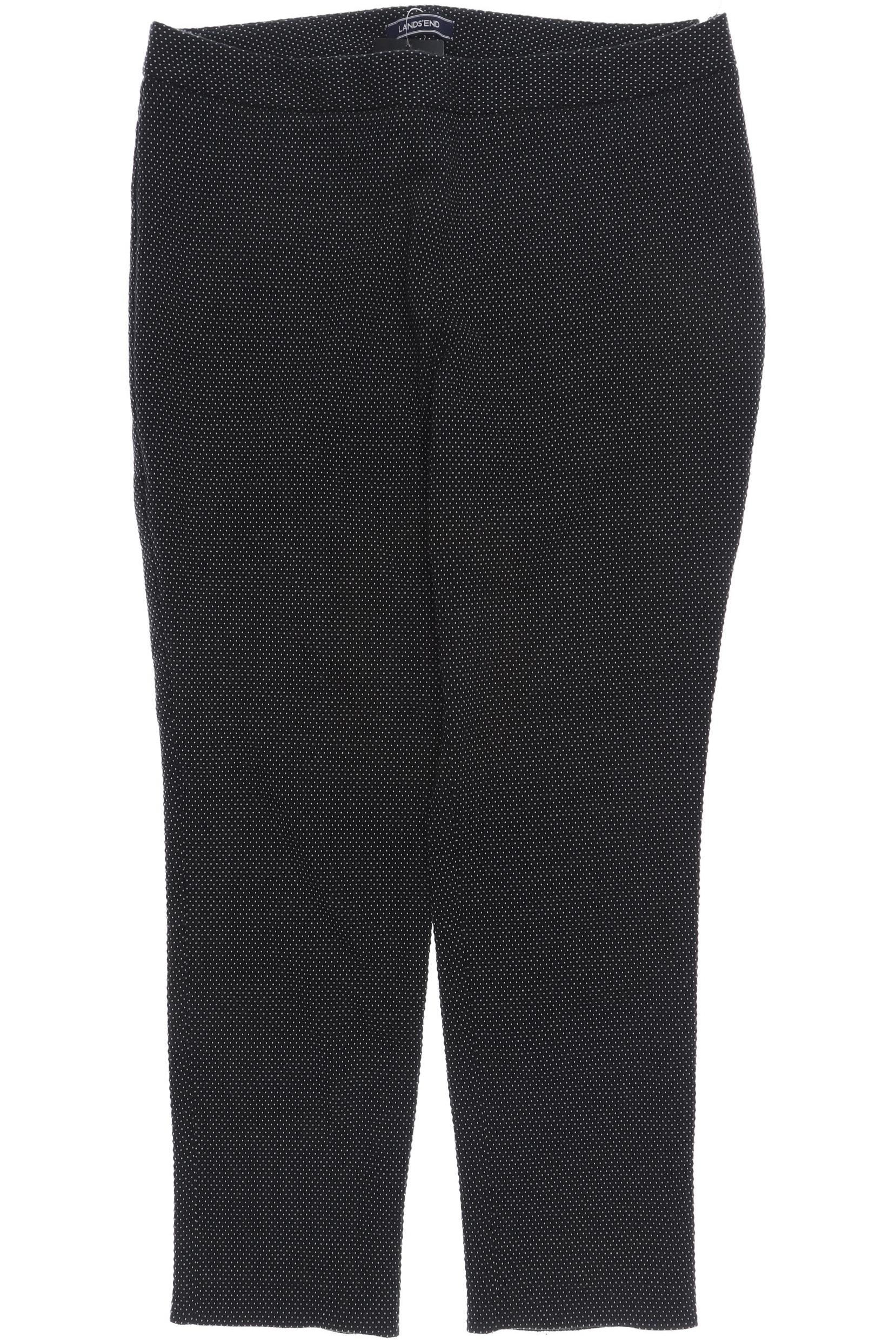 

Lands End Damen Stoffhose, schwarz, Gr. 42