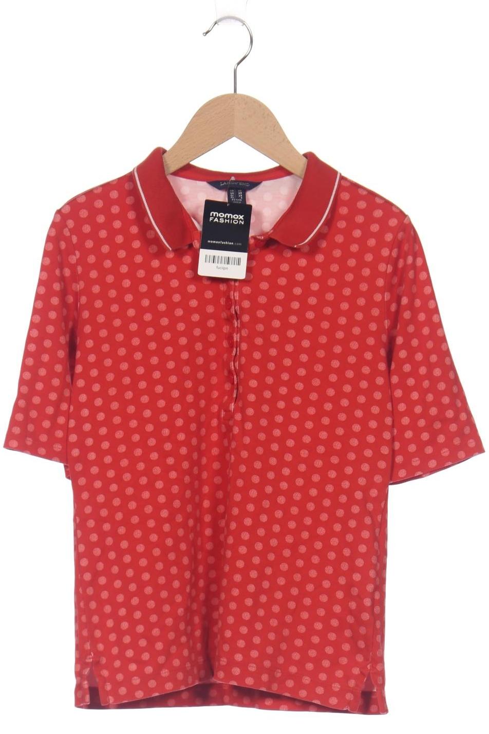 

Lands End Damen Poloshirt, rot, Gr. 34