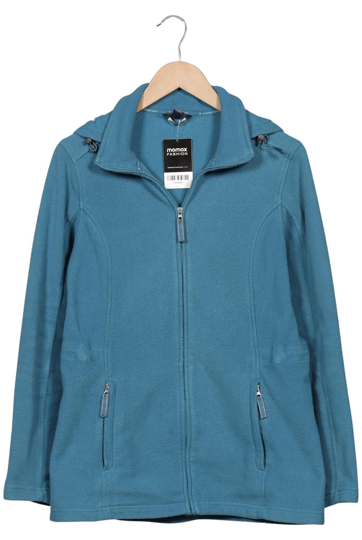 

Lands End Damen Kapuzenpullover, blau, Gr. 38