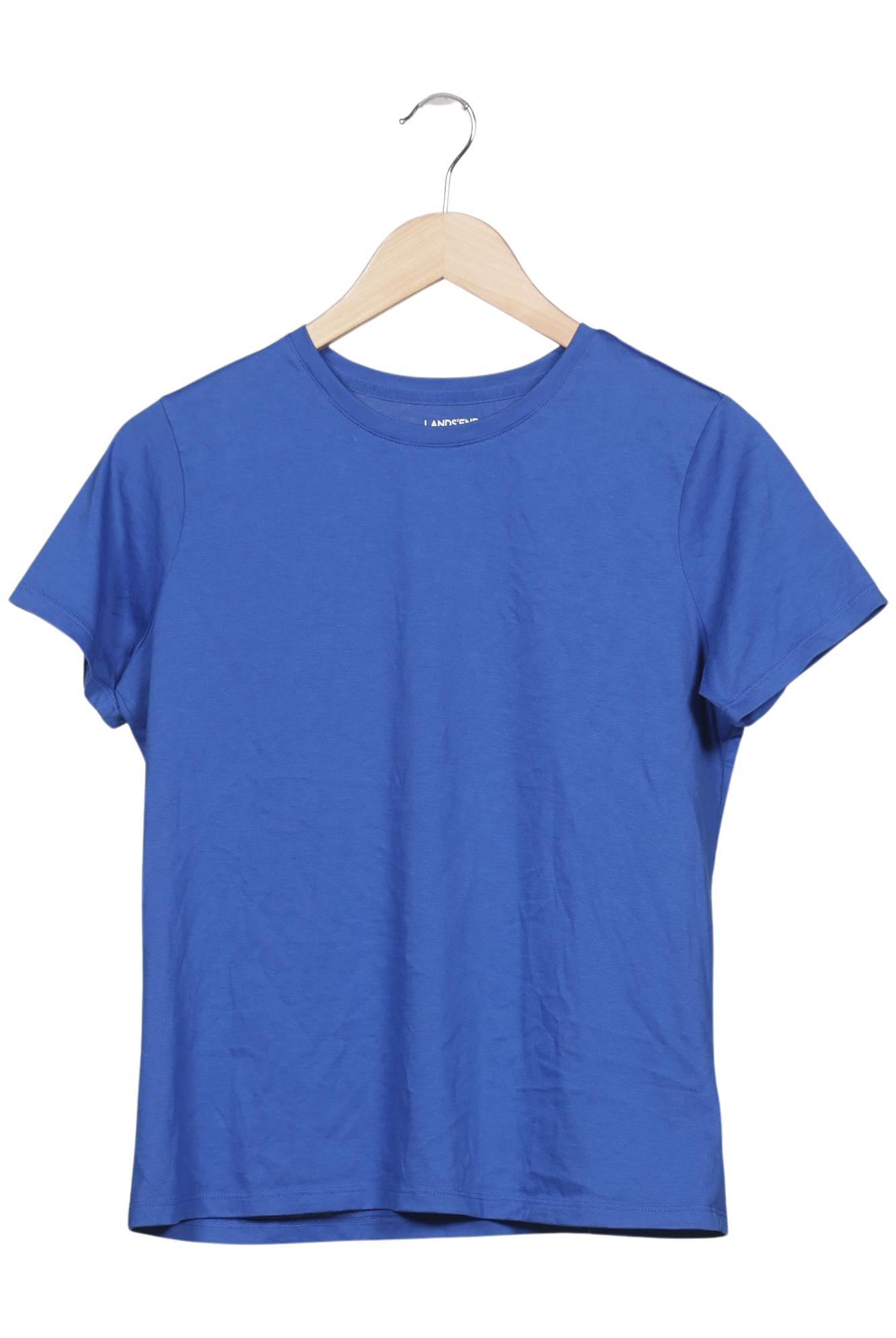 

Lands End Damen T-Shirt, blau, Gr. 36