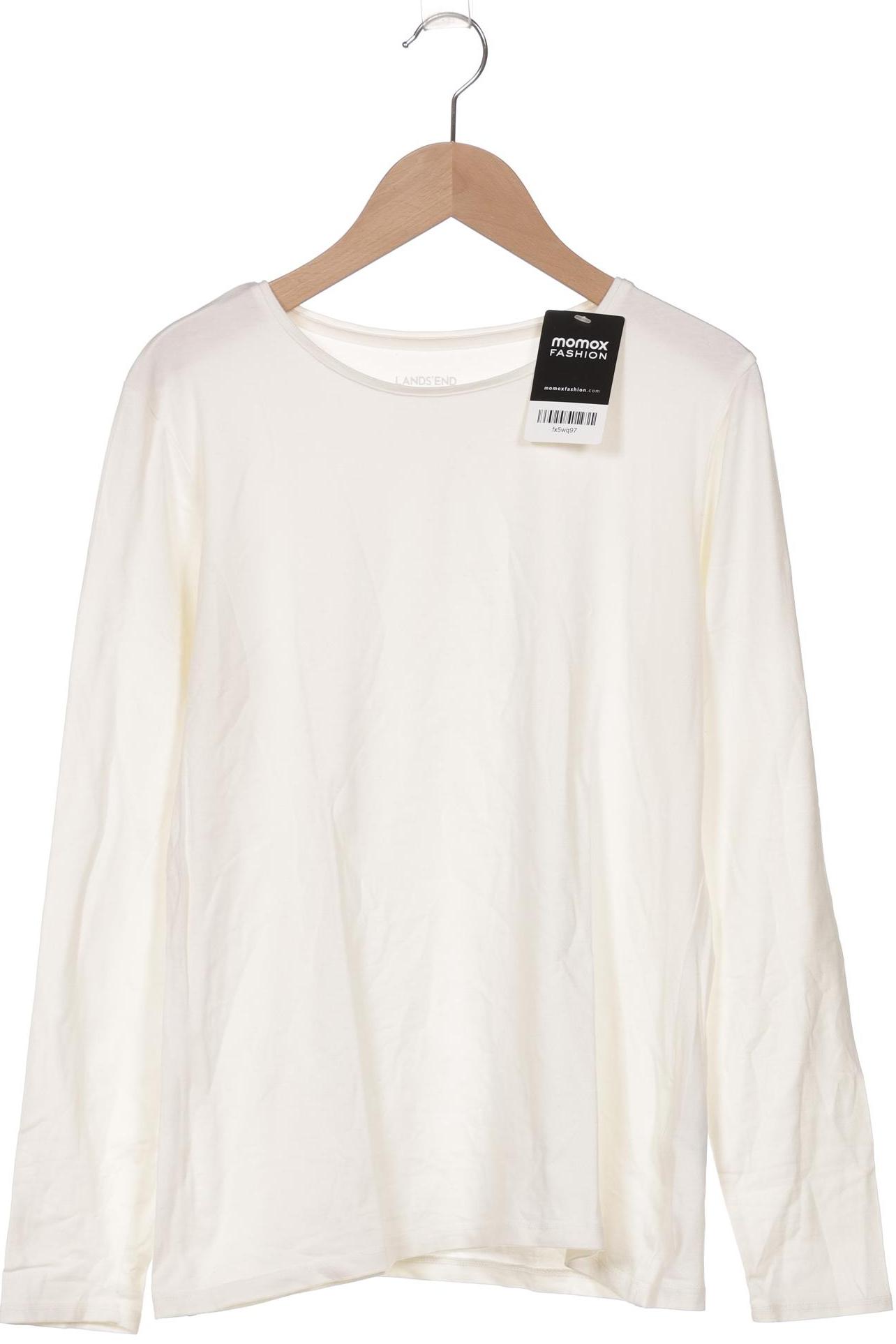 

Lands End Damen Langarmshirt, cremeweiß, Gr. 38