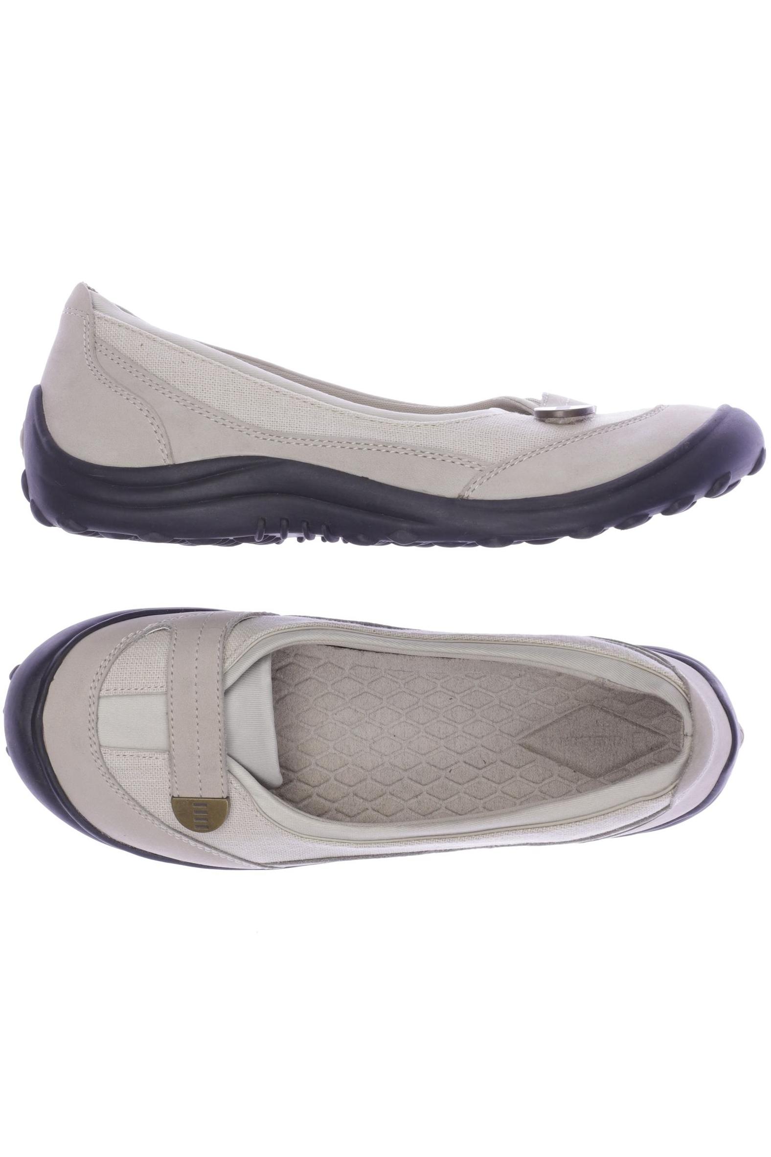 

Lands End Damen Halbschuh, beige, Gr. 8