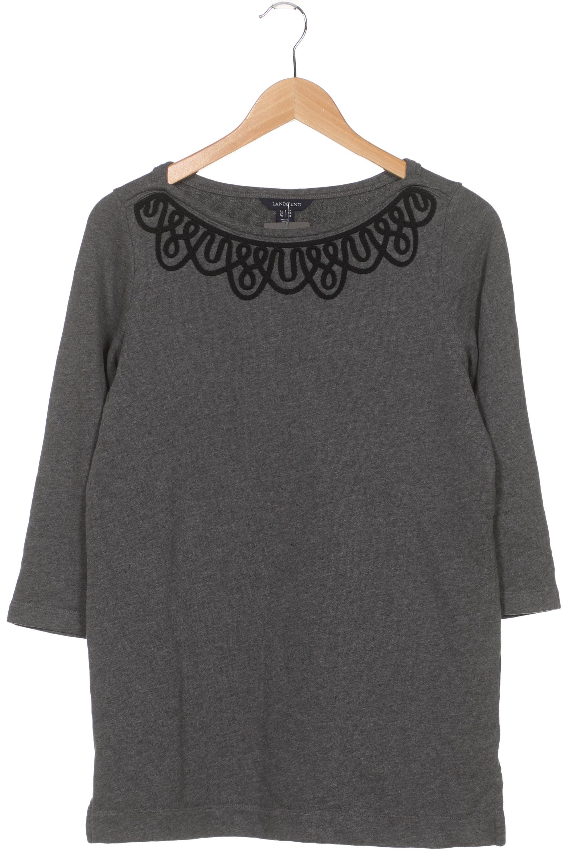 Thumbnail - Lands End Damen Sweatshirt, grau, Gr. 34
