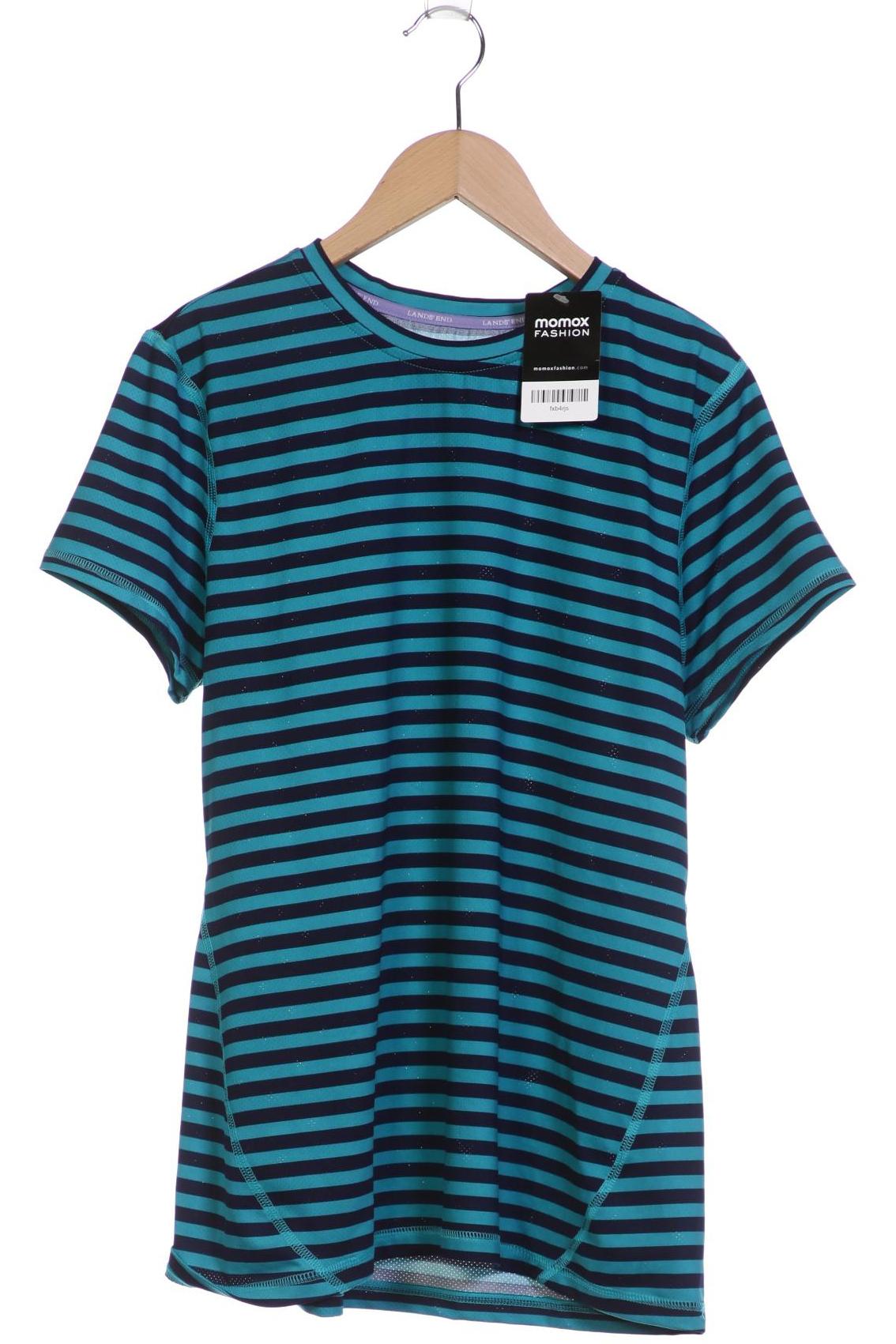 

Lands End Damen T-Shirt, blau, Gr. 38
