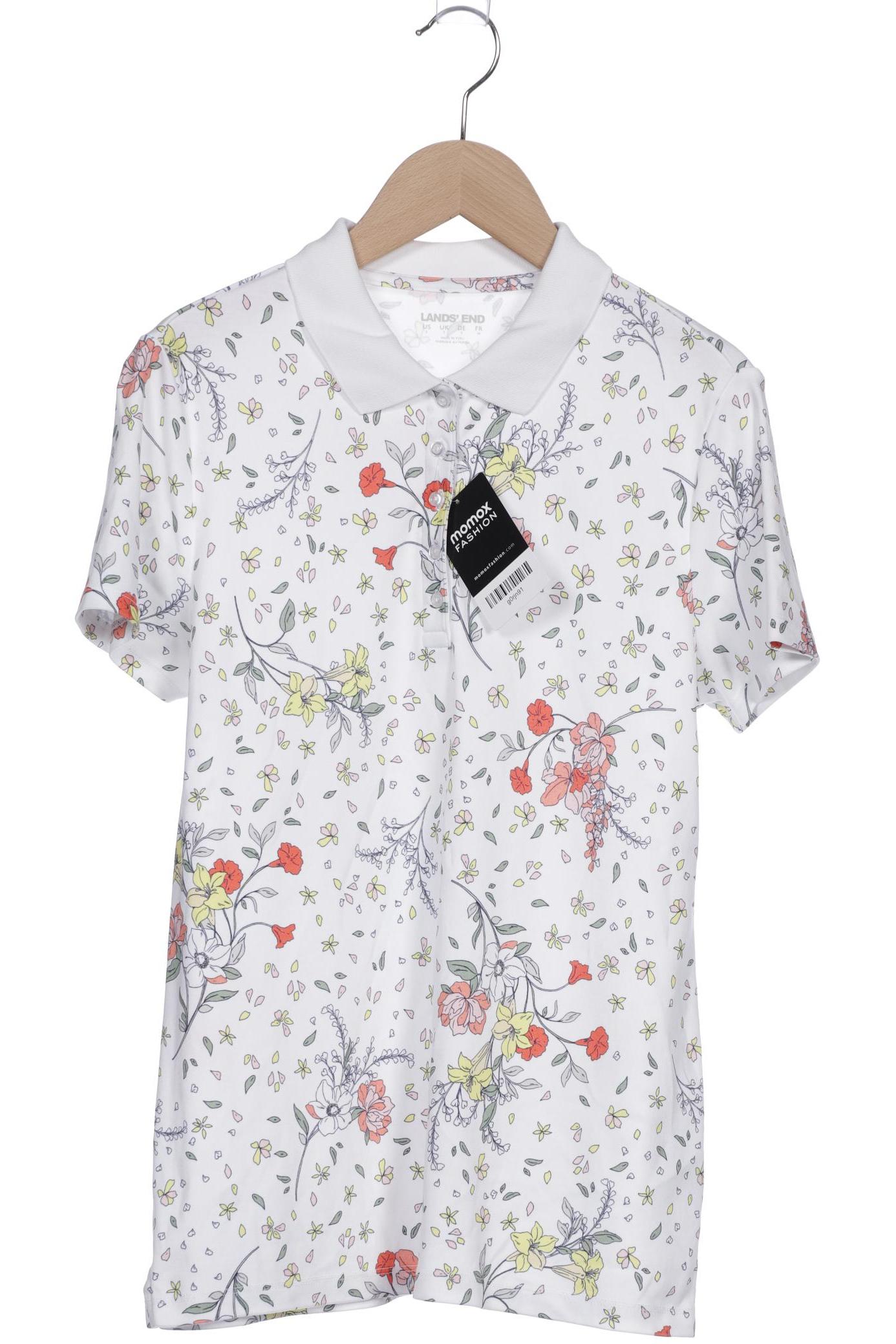 

Lands End Damen Poloshirt, weiß, Gr. 36