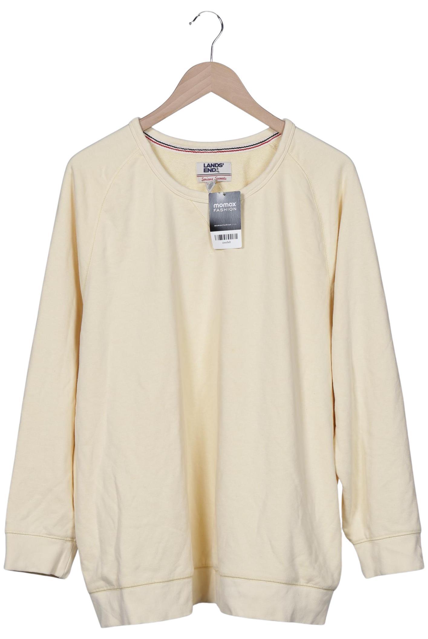 

Lands End Damen Sweatshirt, cremeweiß, Gr. 52
