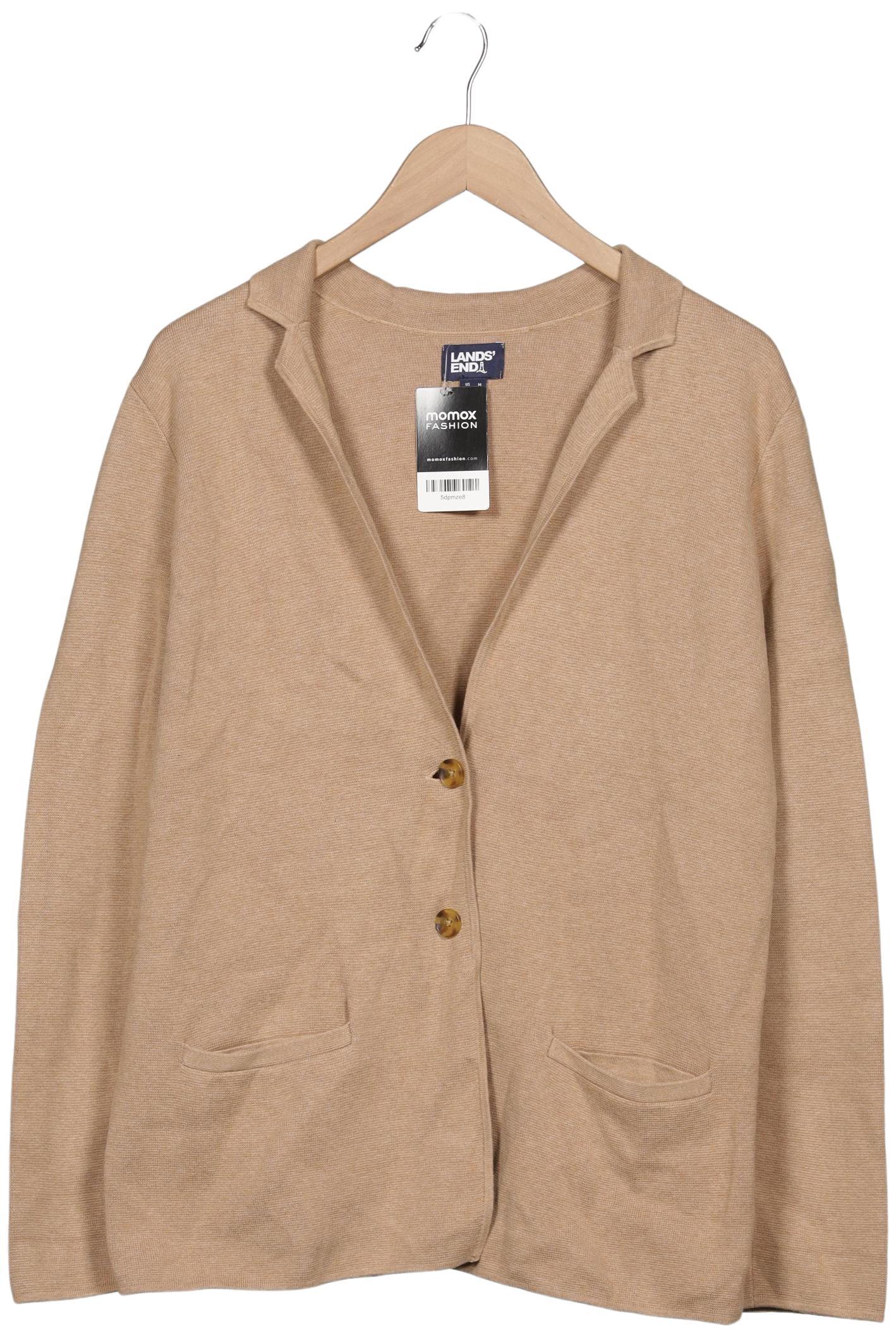 

Lands End Damen Strickjacke, beige, Gr. 38