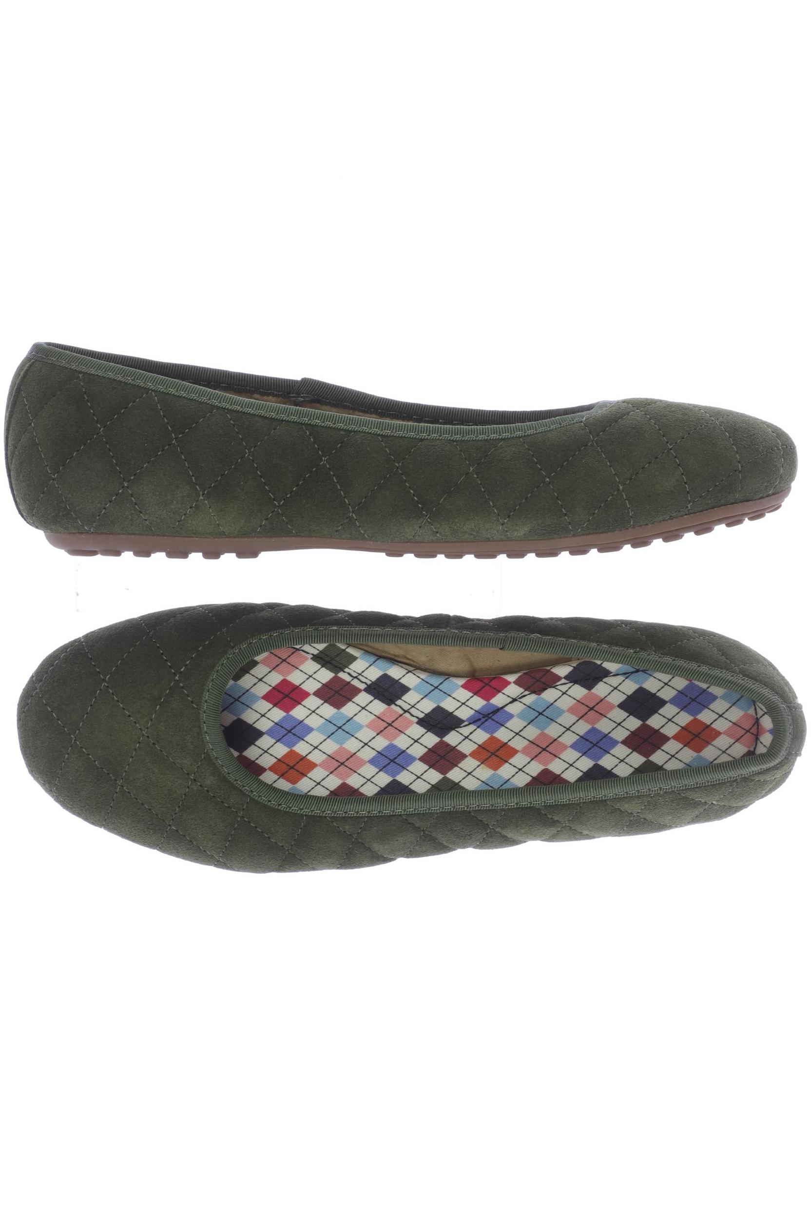 

Lands End Damen Ballerinas, grün, Gr. 8.5