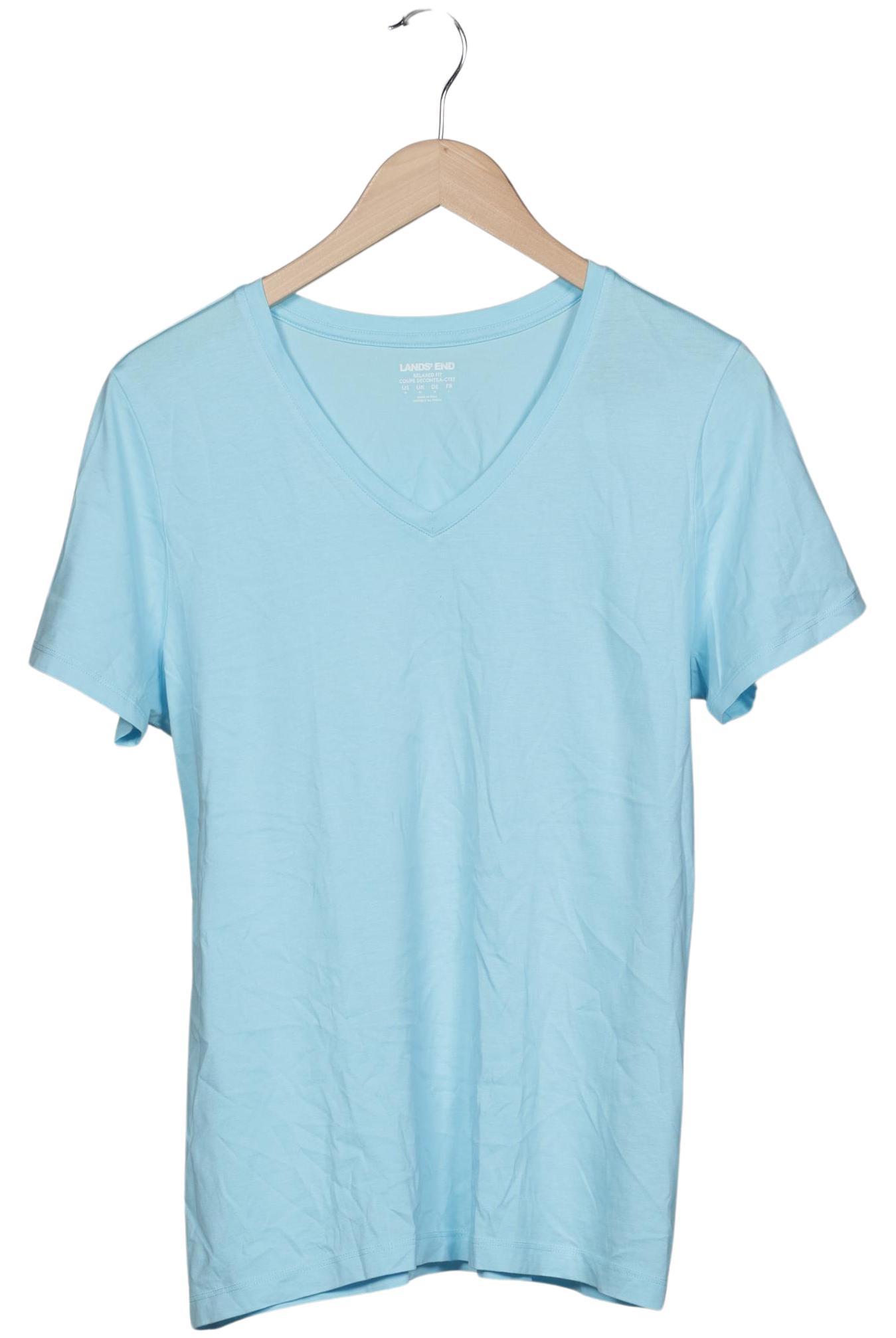 

Lands End Damen T-Shirt, hellblau, Gr. 38