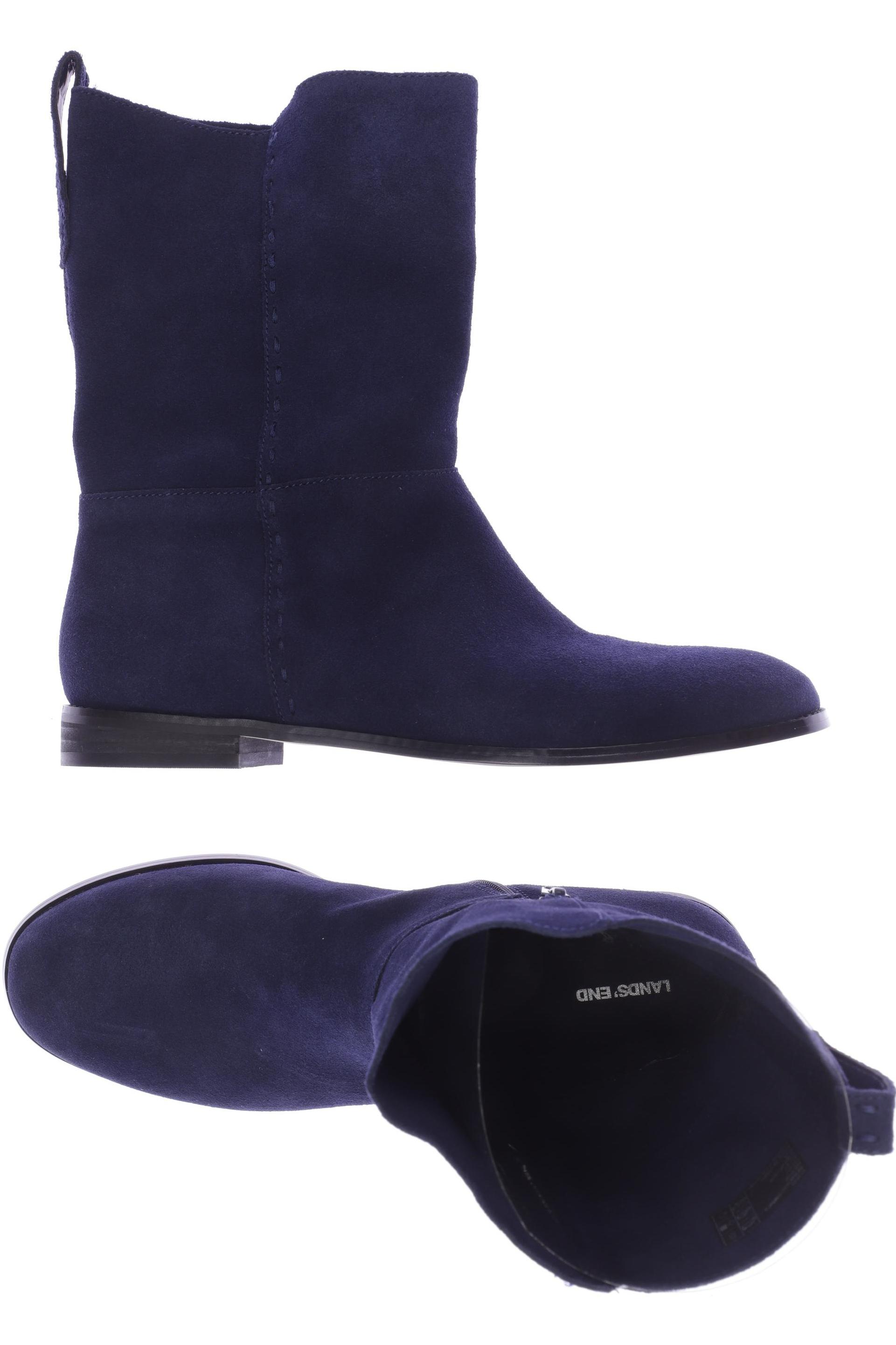 

Lands End Damen Stiefelette, marineblau, Gr. 39