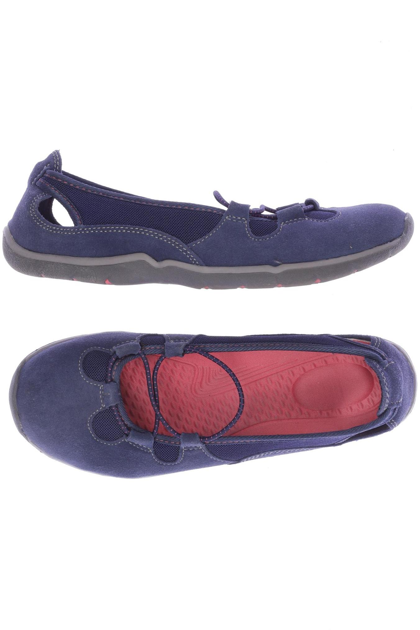 

Lands End Damen Ballerinas, marineblau, Gr. 40