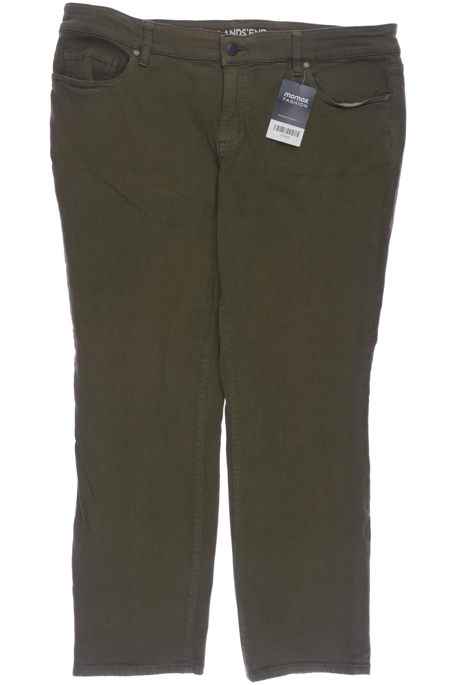 

Lands End Damen Jeans, grün, Gr. 46