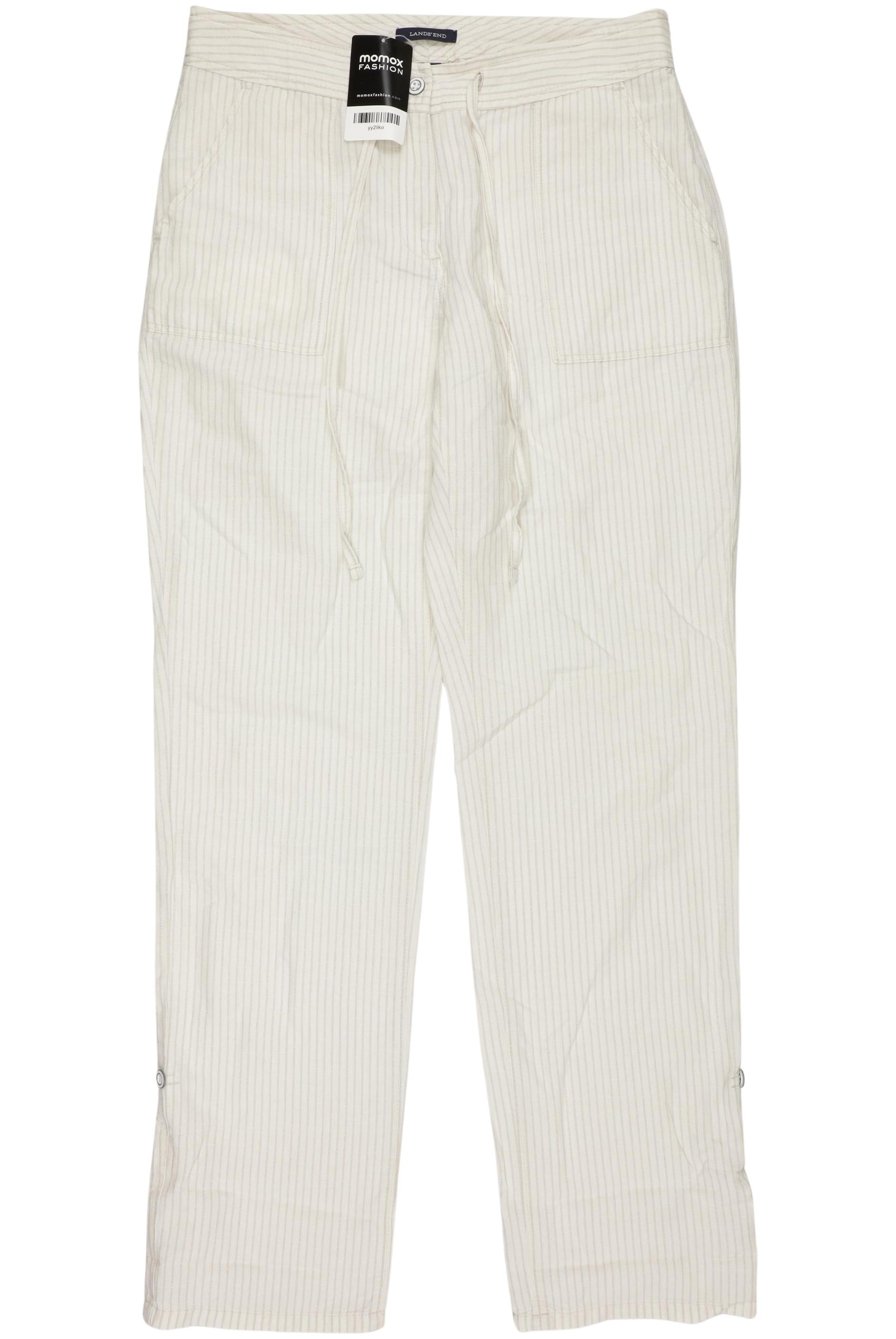 

Lands End Damen Stoffhose, weiß, Gr. 36