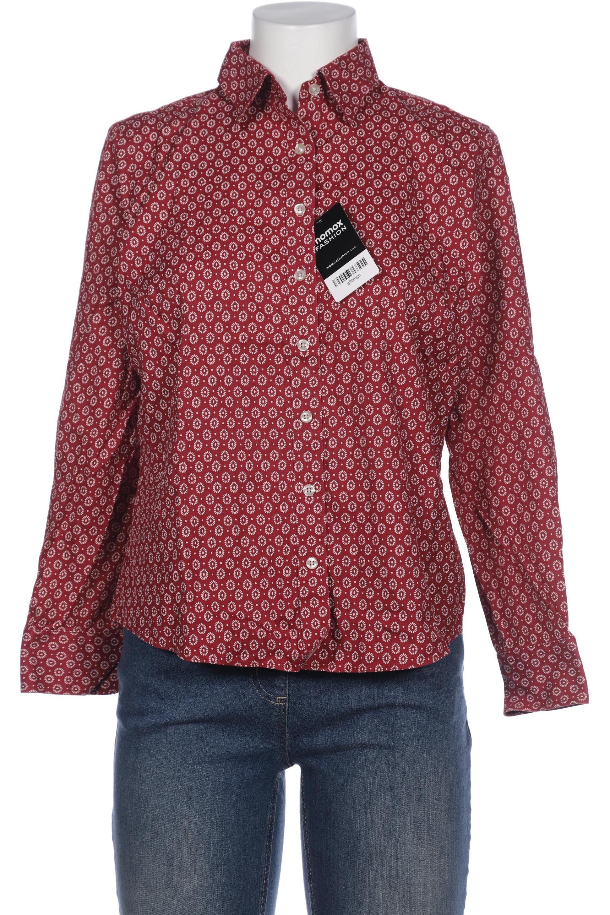 

Lands End Damen Bluse, bordeaux, Gr. 10