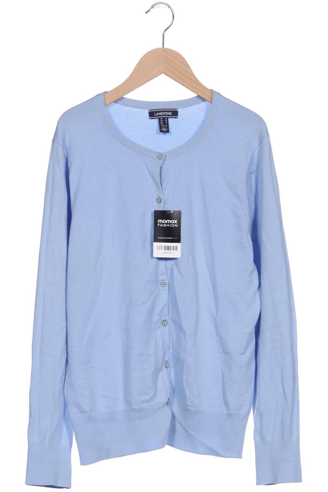 

Lands End Damen Strickjacke, blau, Gr. 38