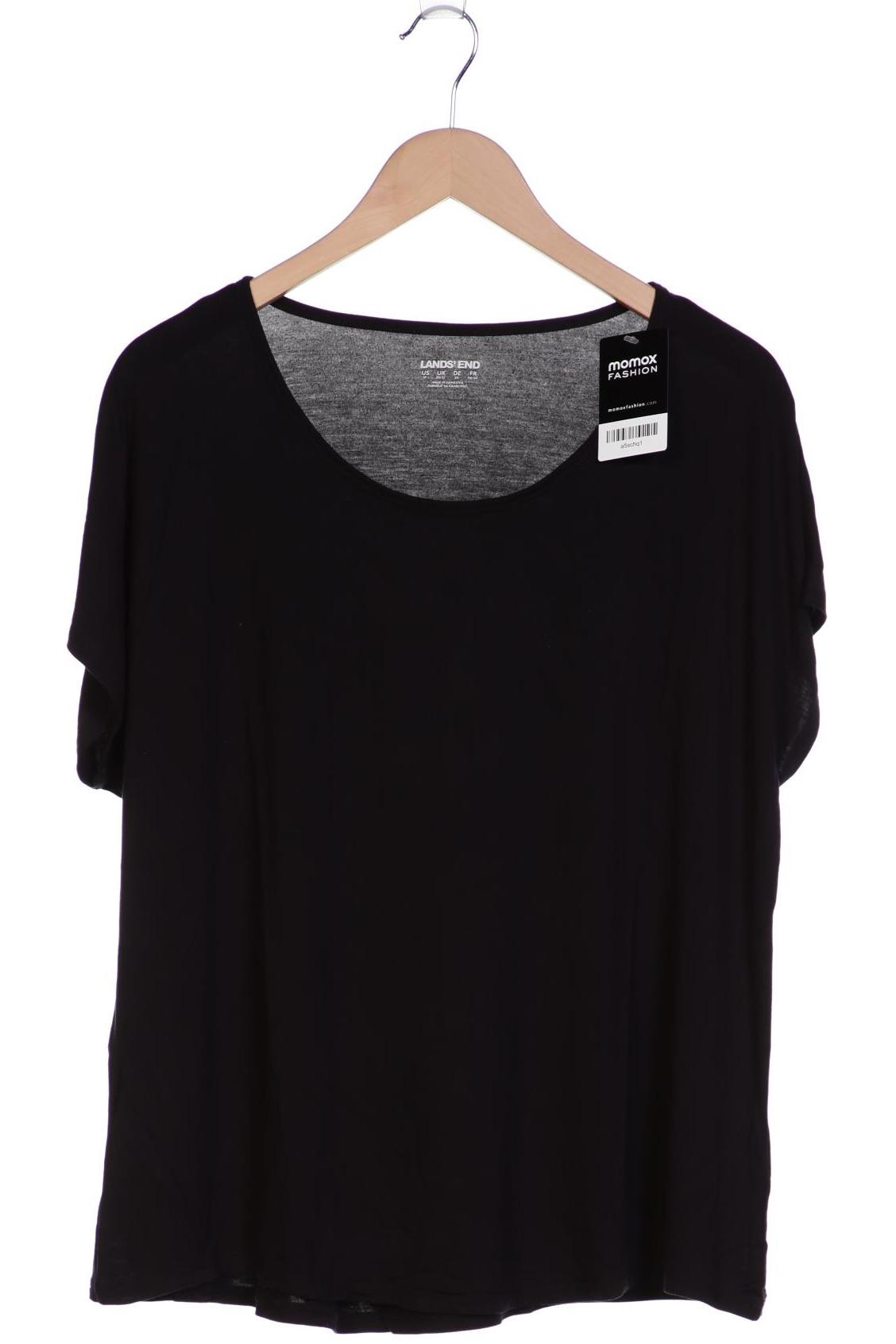 

Lands End Damen T-Shirt, schwarz, Gr. 50