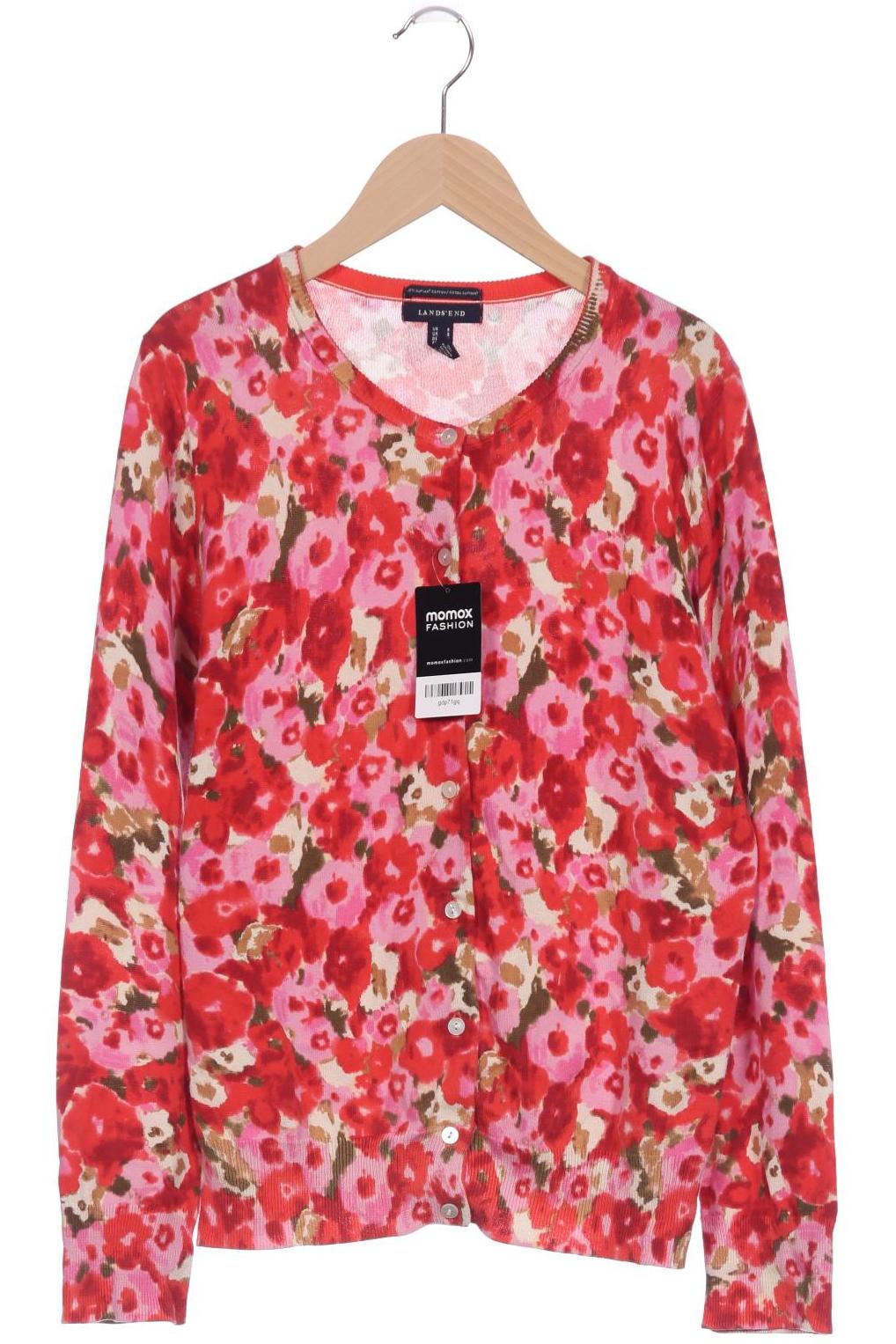 

Lands End Damen Strickjacke, rot, Gr. 36