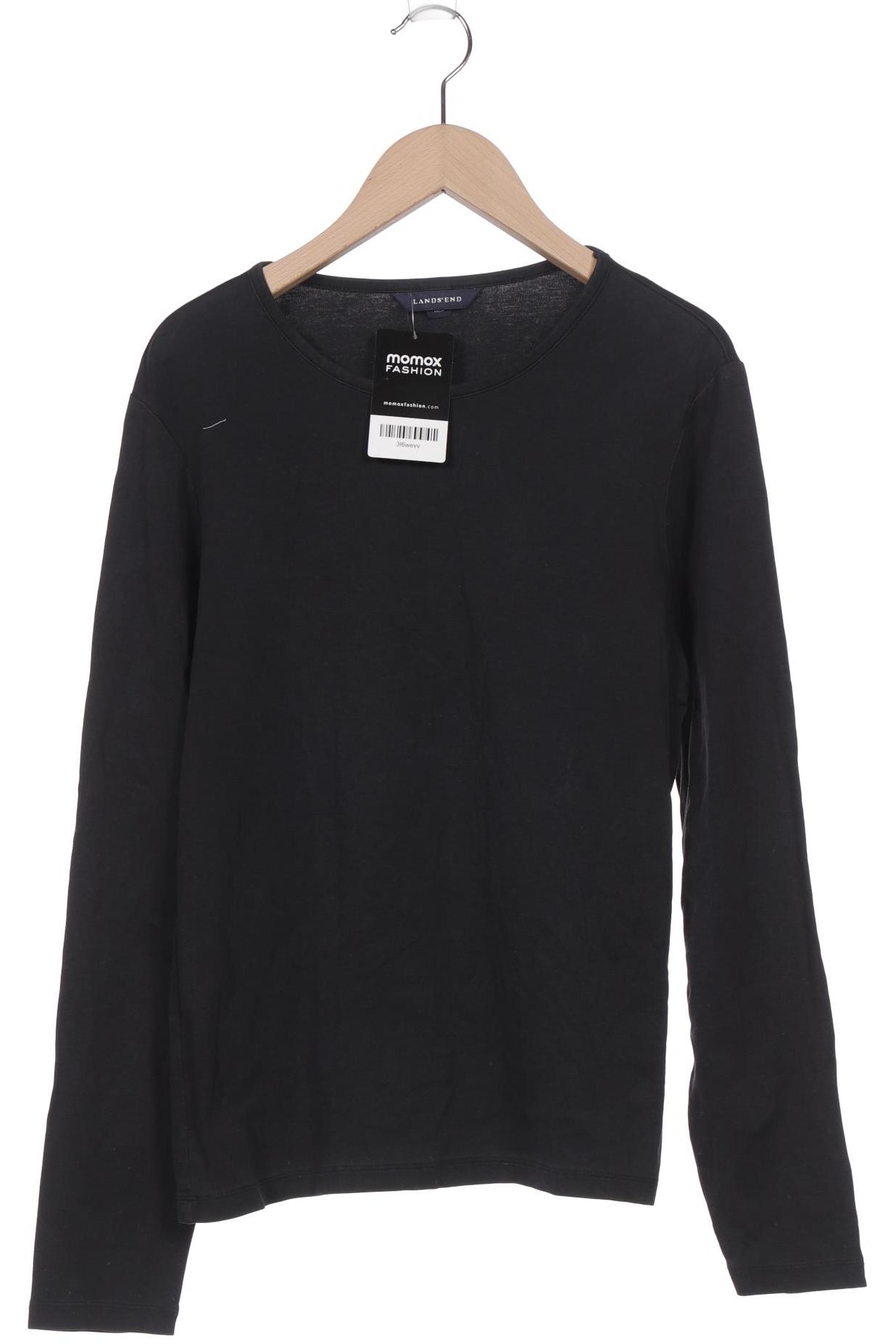 

Lands End Damen Langarmshirt, schwarz, Gr. 36