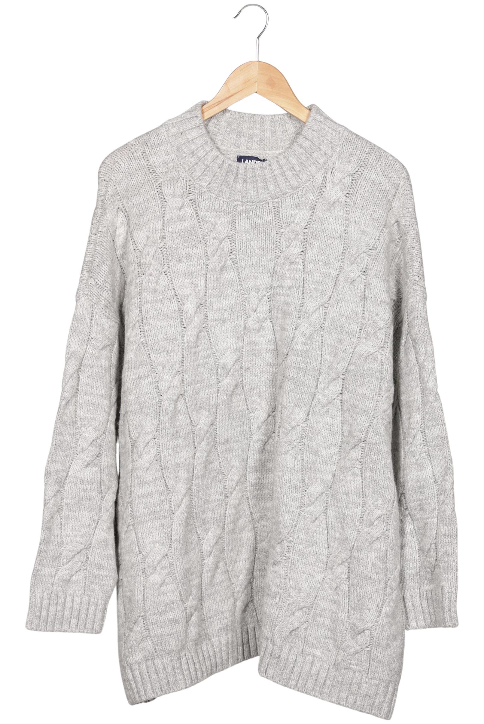 

Lands End Damen Pullover, grau, Gr. 52