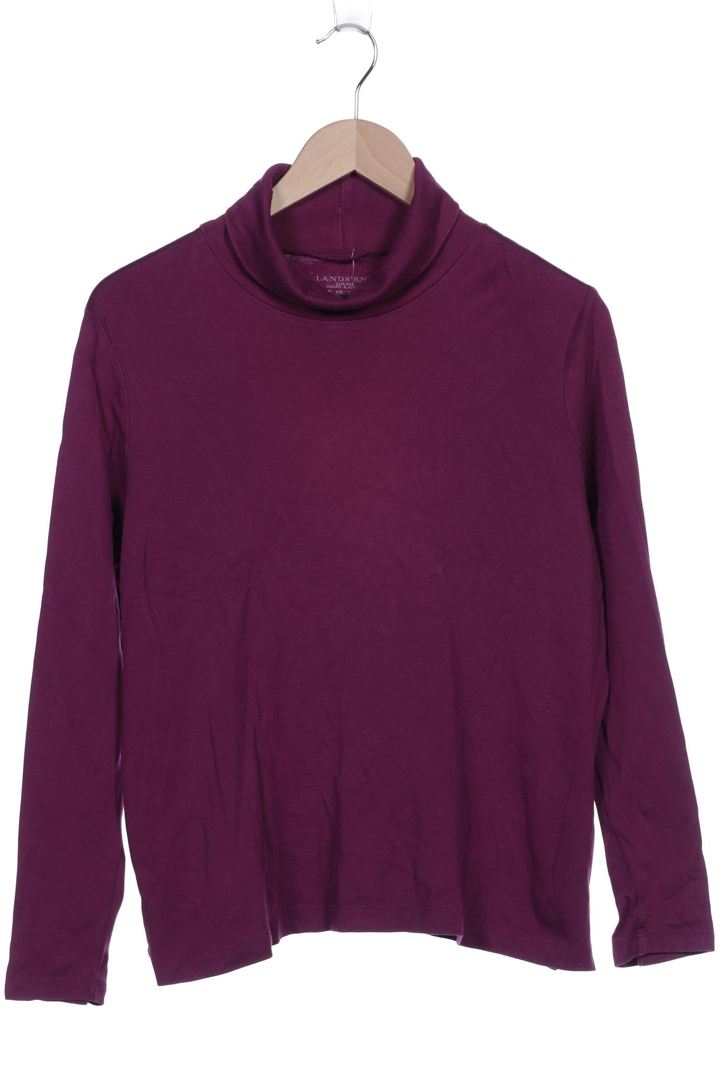 

Lands End Damen Langarmshirt, bordeaux