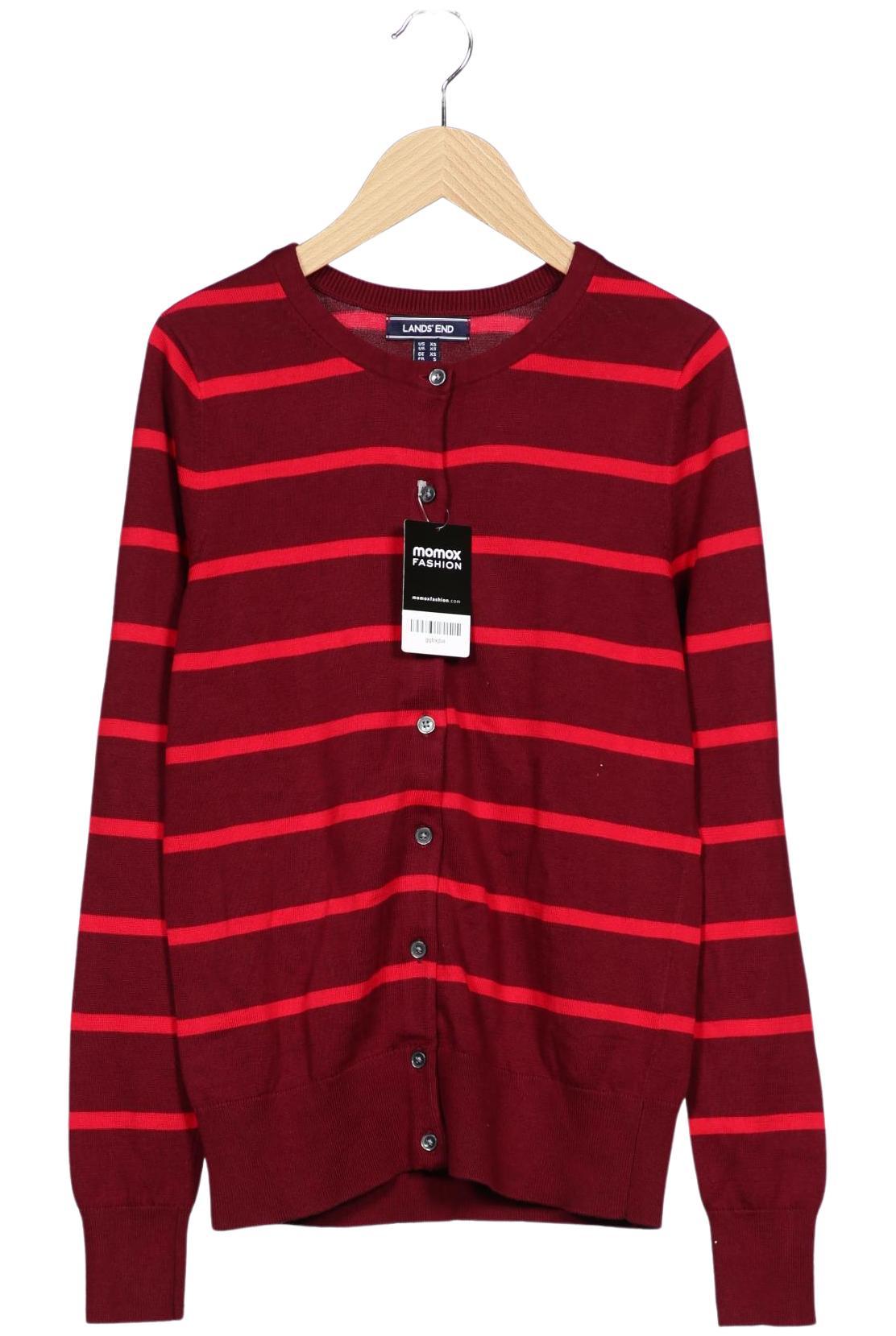 

Lands End Damen Strickjacke, rot, Gr. 34