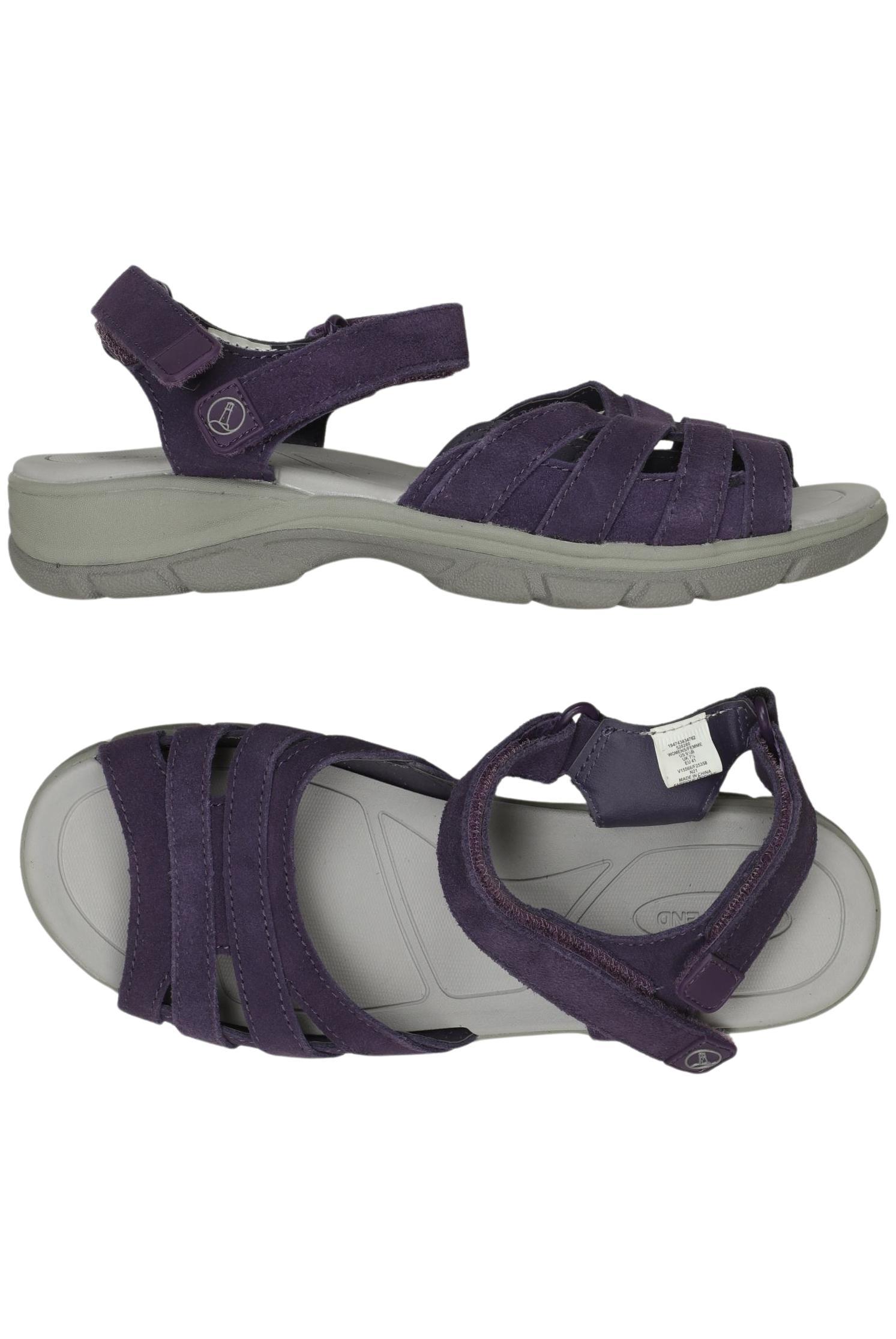 

Lands End Damen Sandale, flieder, Gr. 41
