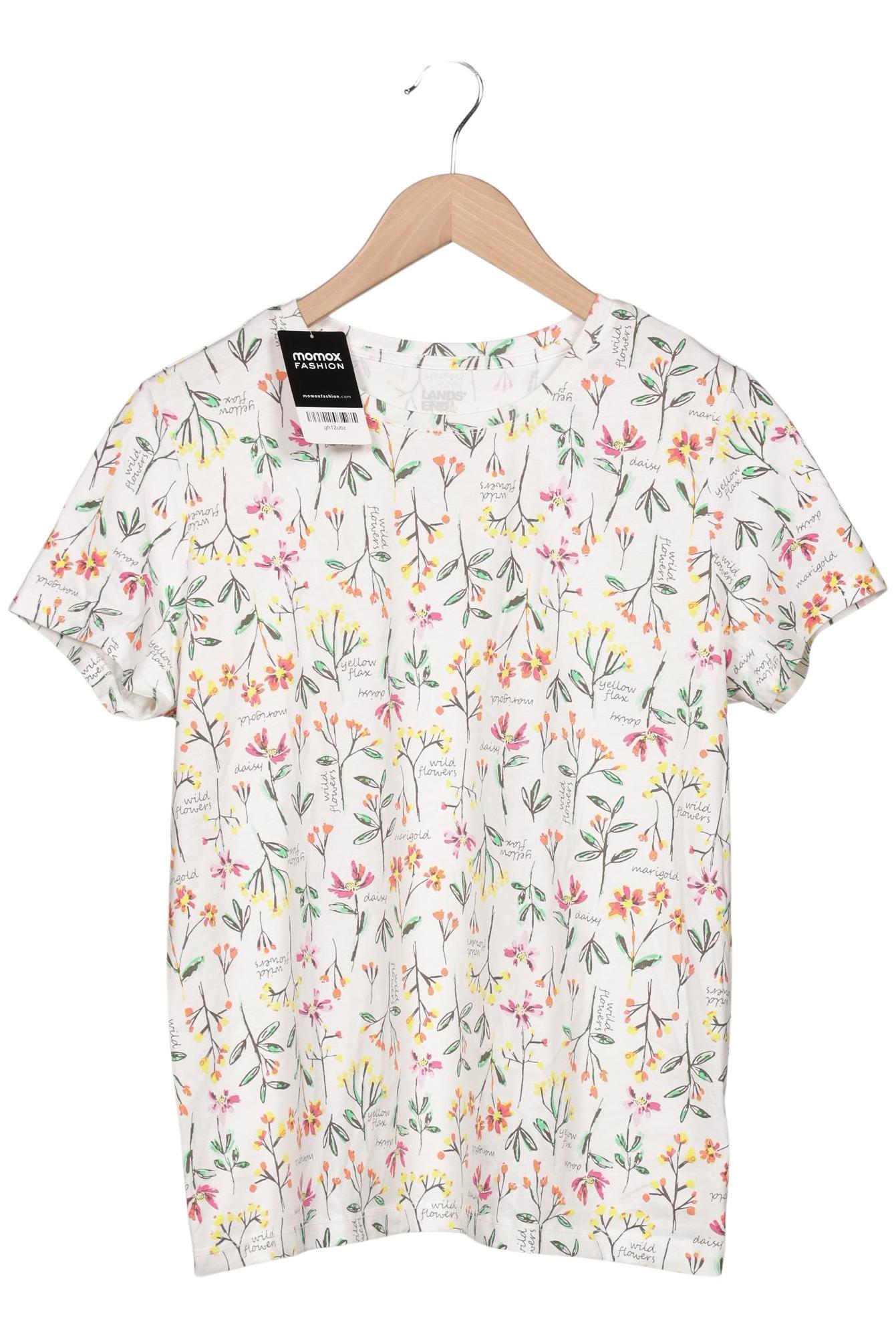 

Lands End Damen T-Shirt, weiß, Gr. 38