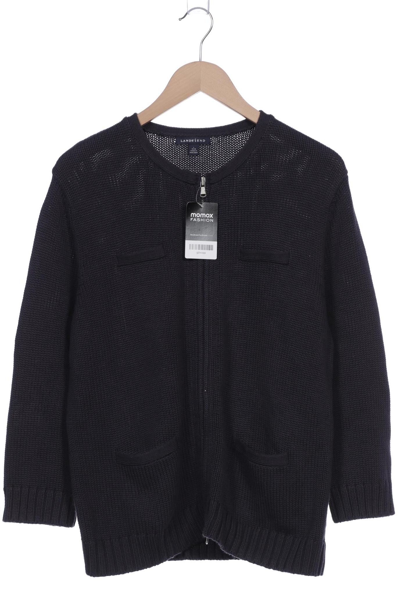 

Lands End Damen Strickjacke, marineblau, Gr. 42