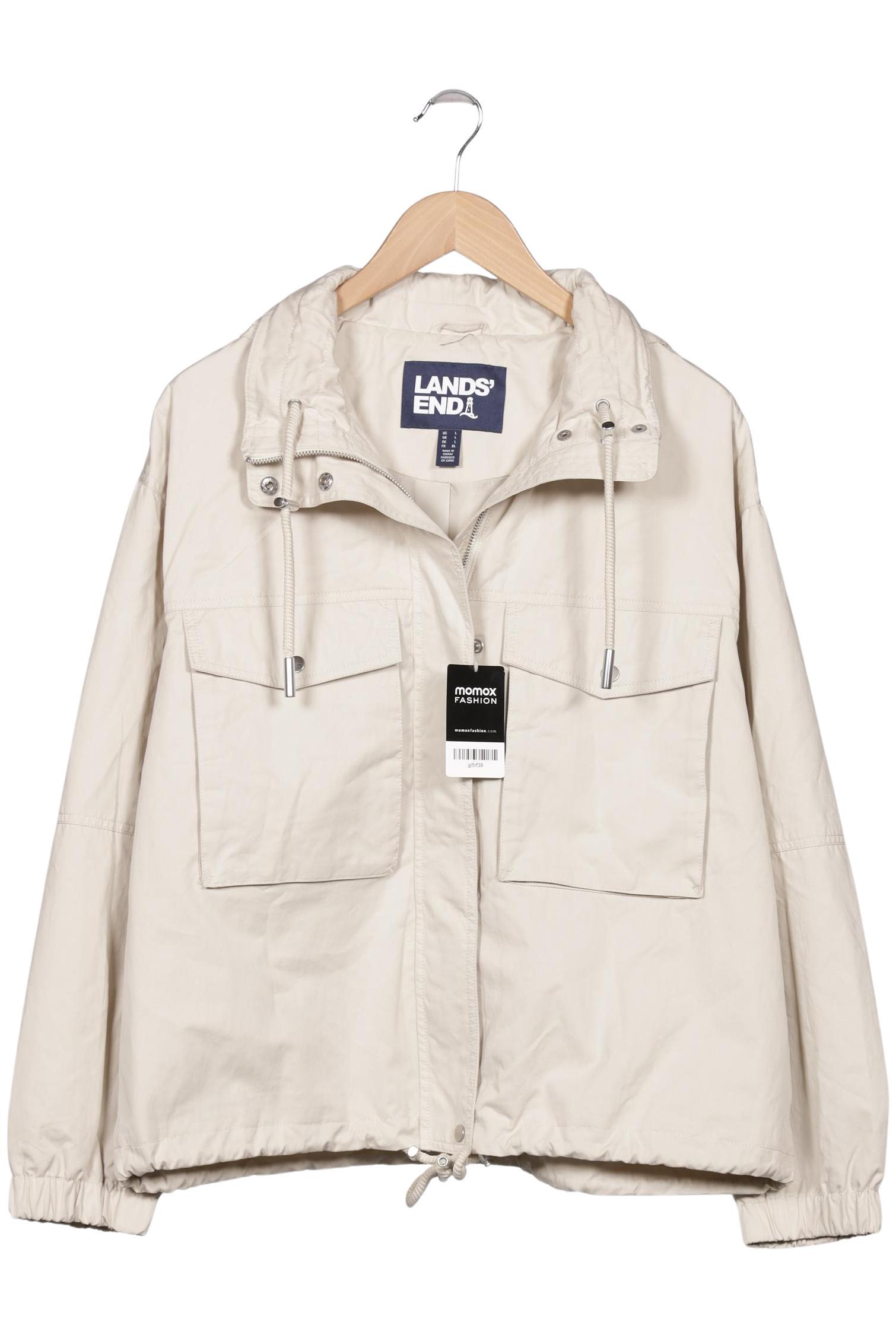

Lands End Damen Jacke, cremeweiß, Gr. 42