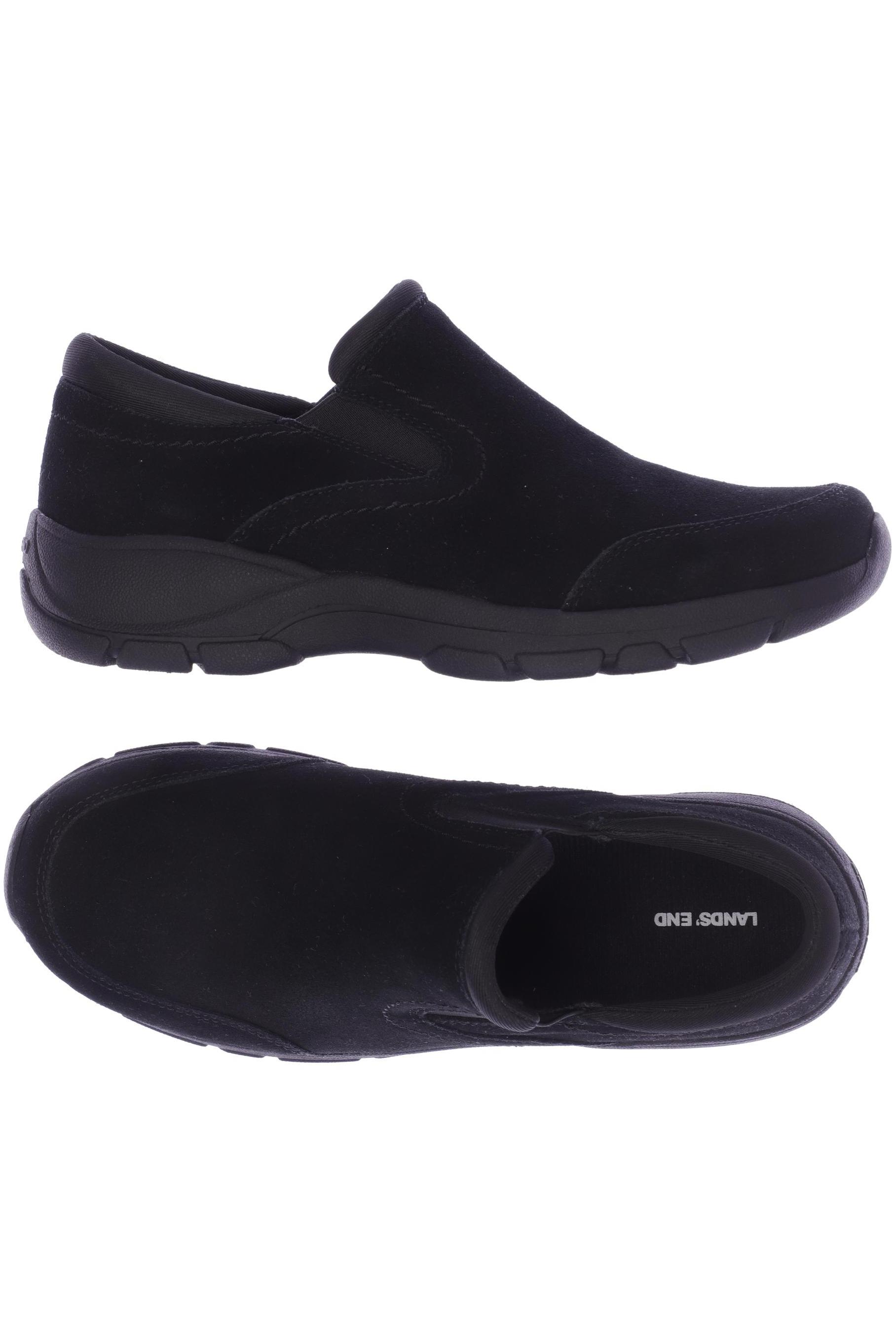 

Lands End Damen Halbschuh, schwarz, Gr. 39