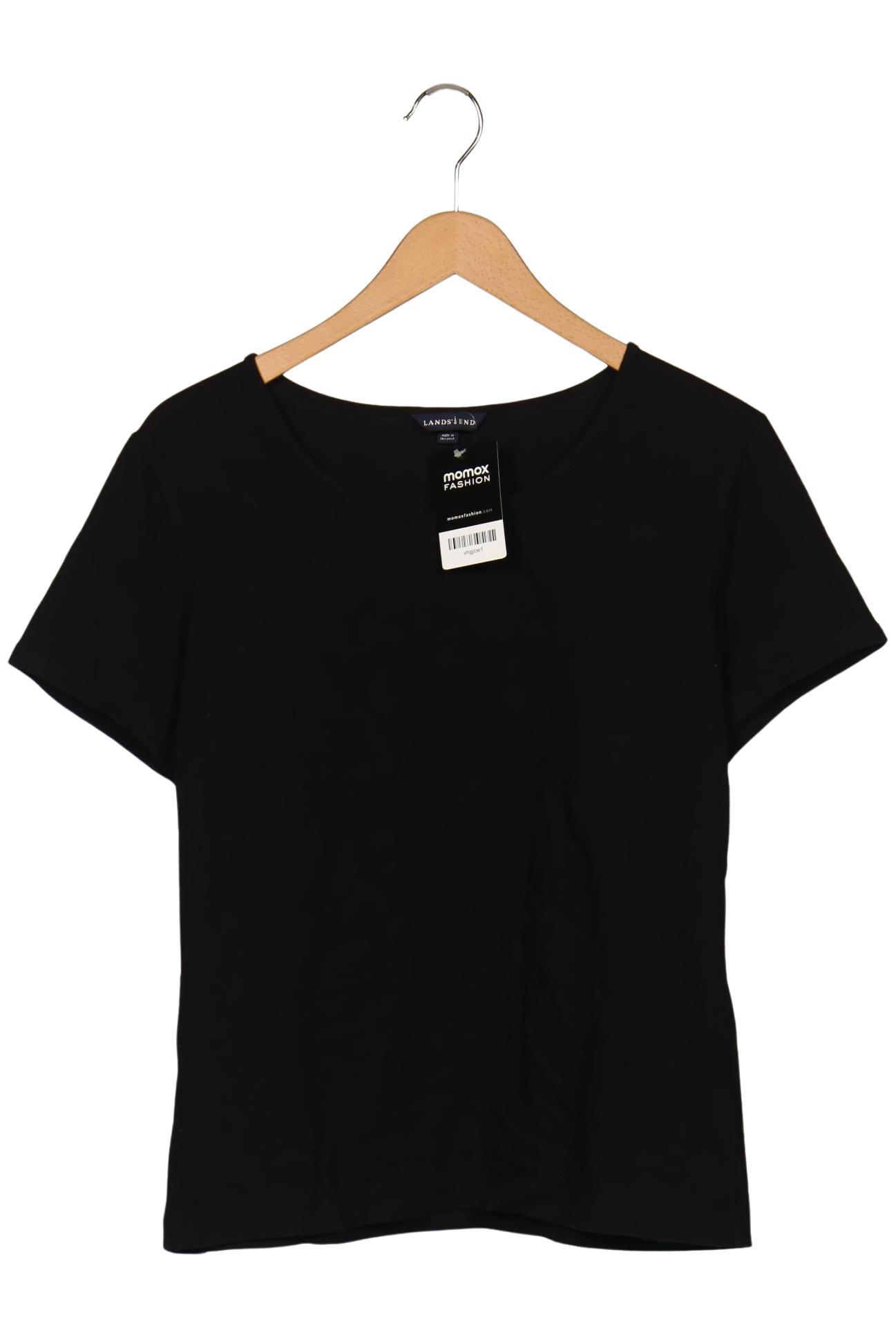 

Lands End Damen T-Shirt, schwarz, Gr. 42