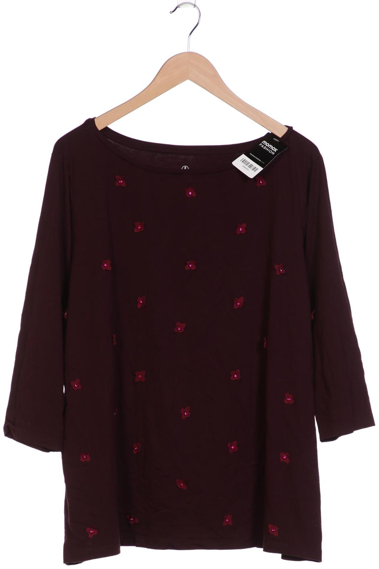 

Lands End Damen Langarmshirt, bordeaux, Gr. 52