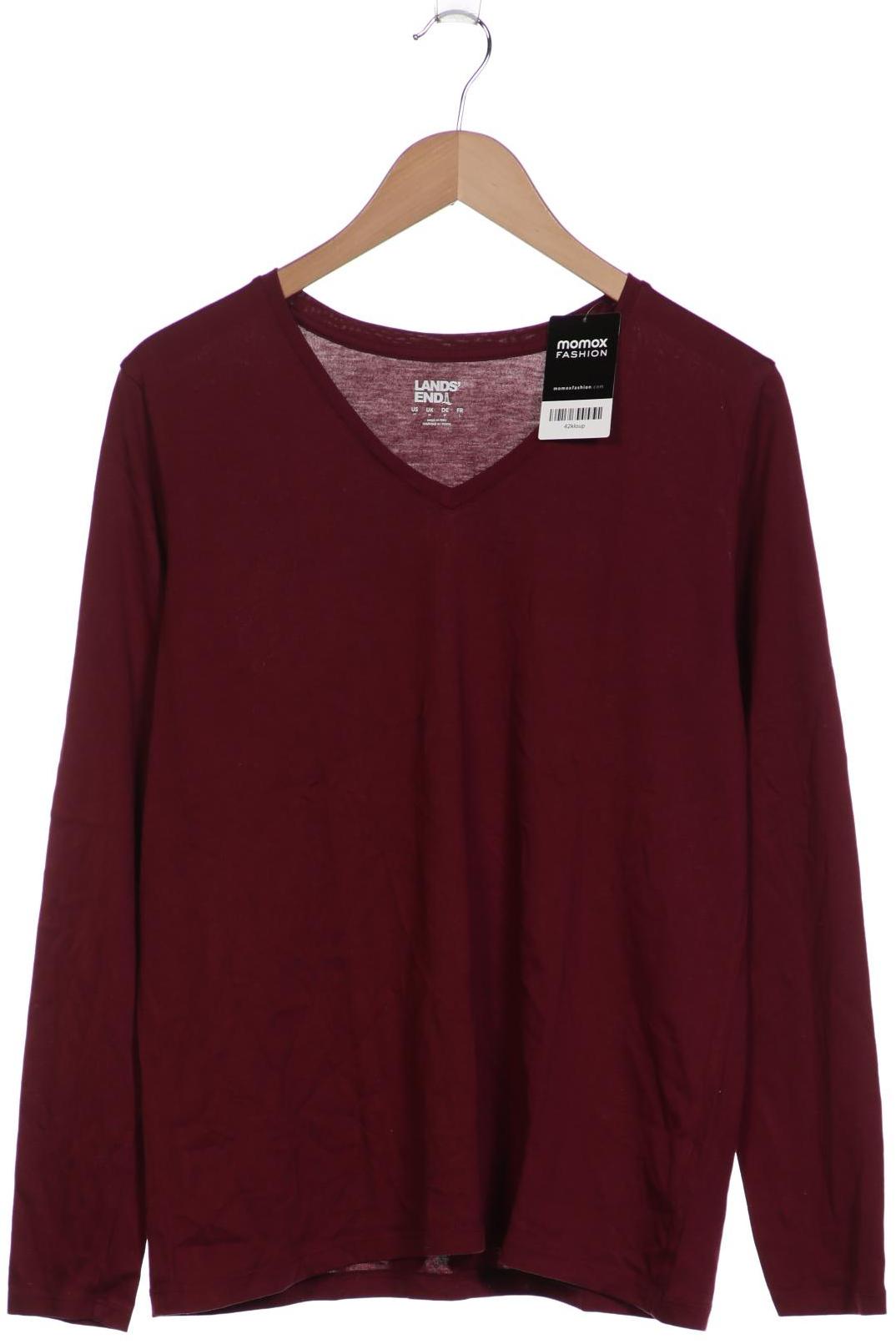 

Lands End Damen Langarmshirt, bordeaux, Gr. 38