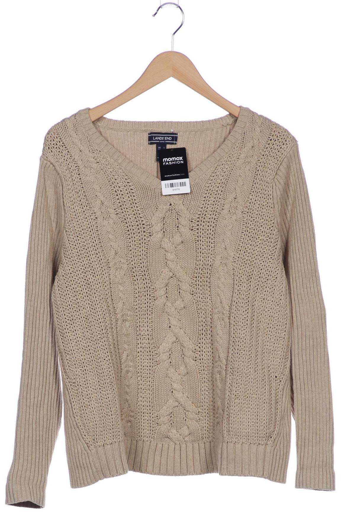 

Lands End Damen Pullover, beige, Gr. 42