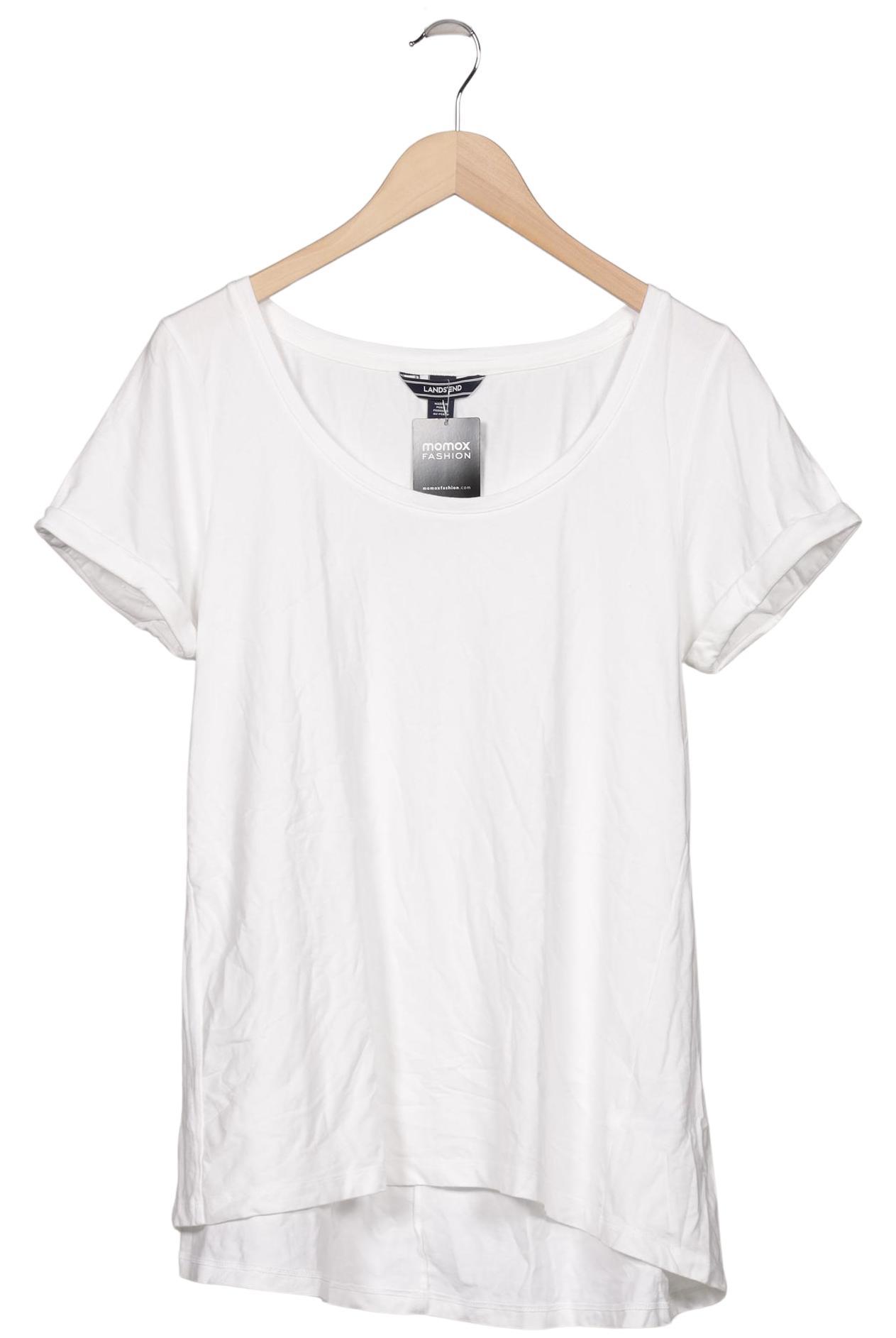

Lands End Damen T-Shirt, weiß, Gr. 42