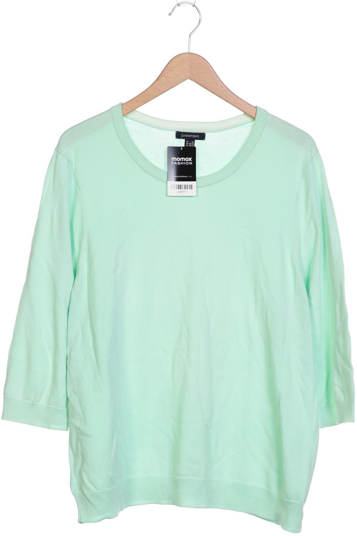 

Lands End Damen Pullover, hellgrün, Gr. 52