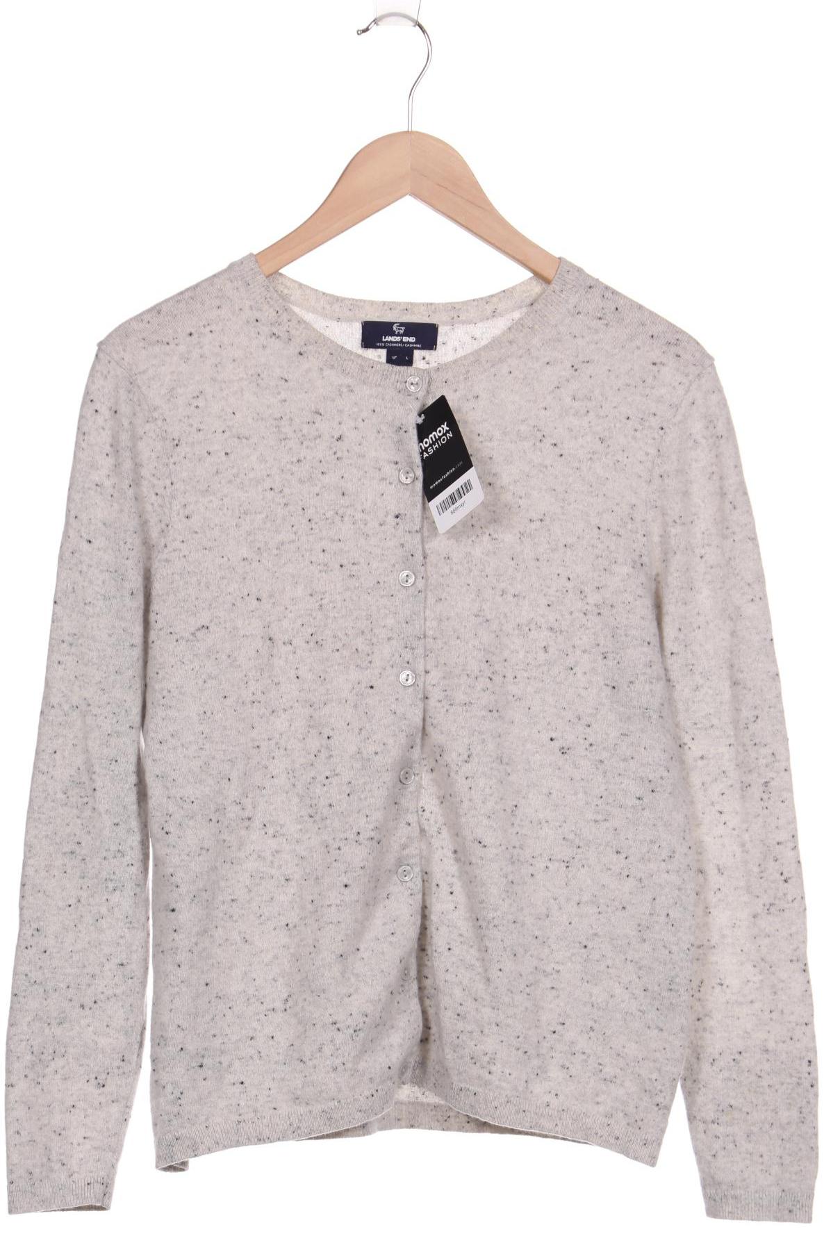 

Lands End Damen Strickjacke, grau