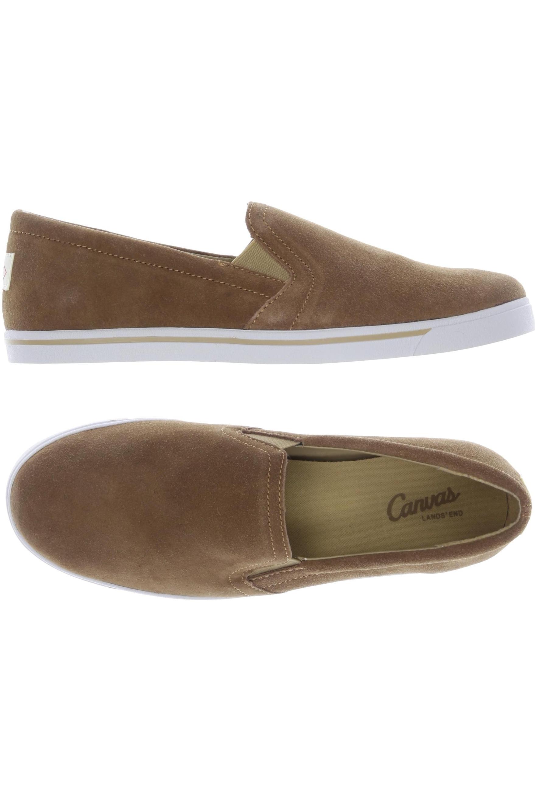 

Lands End Damen Halbschuh, braun, Gr. 39