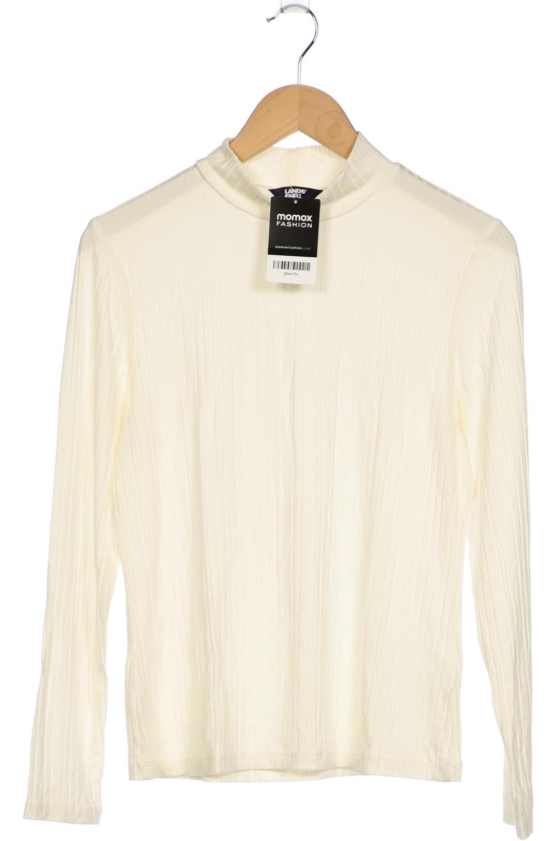 

Lands End Damen Langarmshirt, weiß, Gr. 38