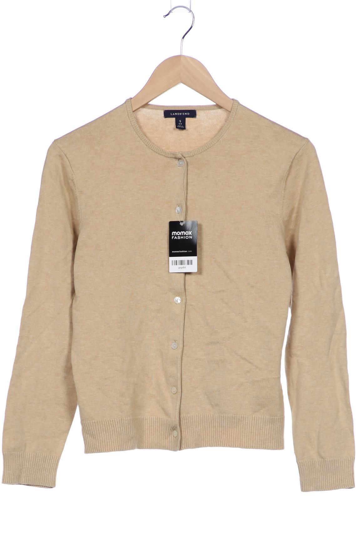 

Lands End Damen Strickjacke, beige, Gr. 36