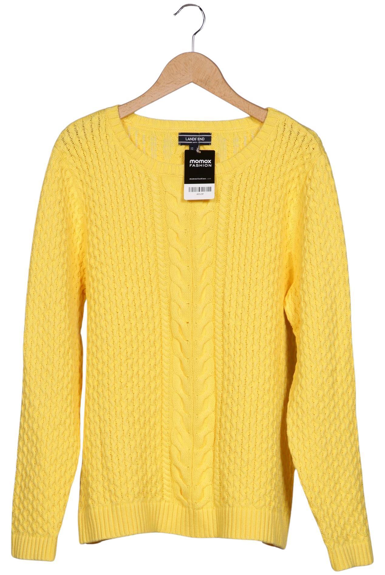 

Lands End Damen Pullover, gelb, Gr. 42