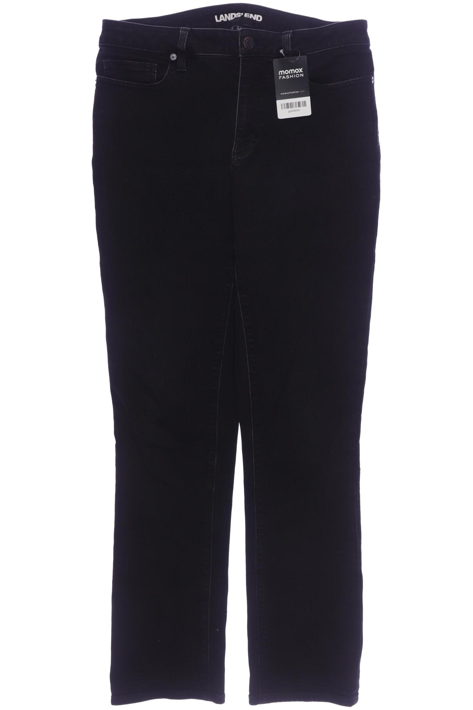 

Lands End Damen Jeans, schwarz, Gr. 40