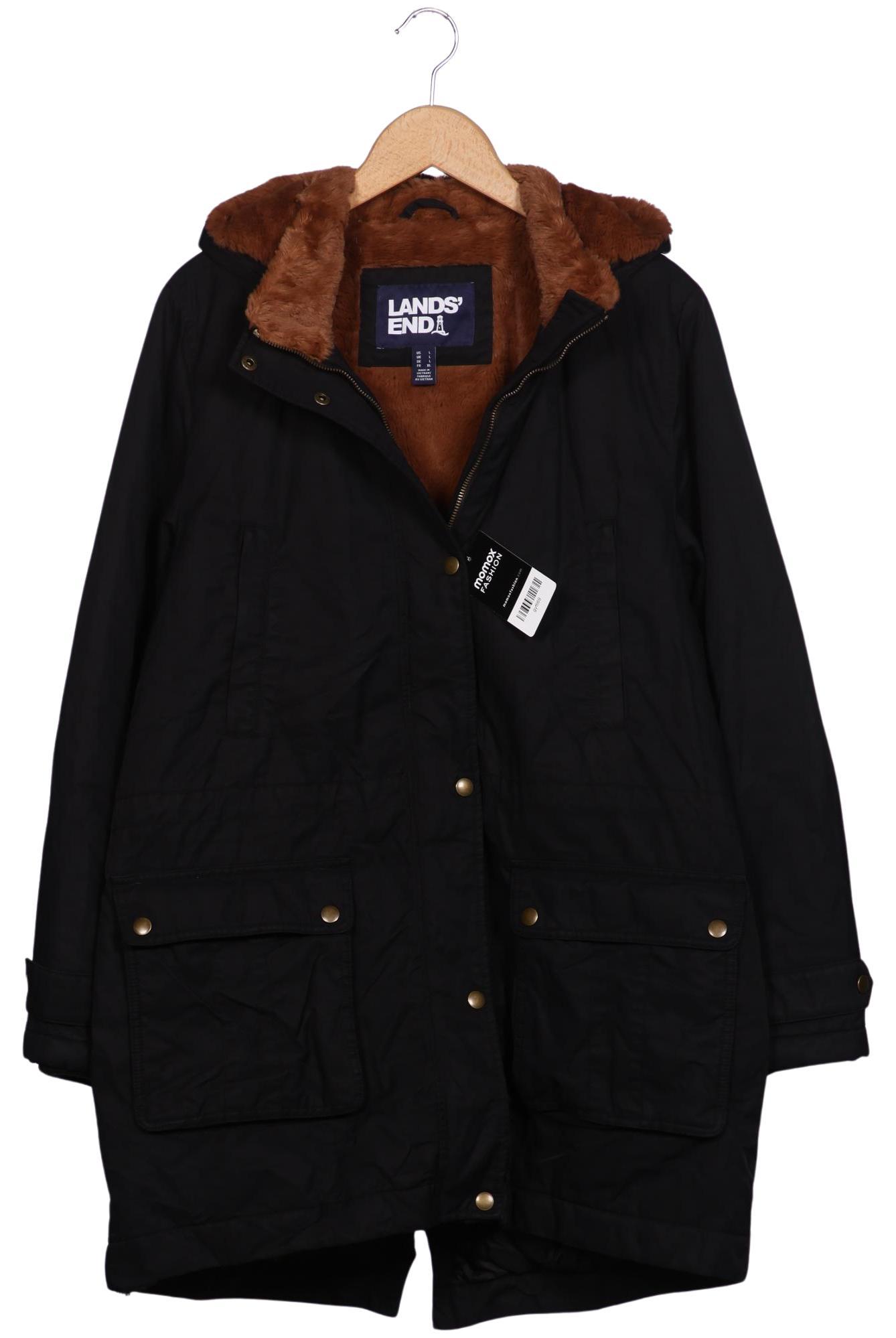 

Lands End Damen Jacke, schwarz, Gr. 42