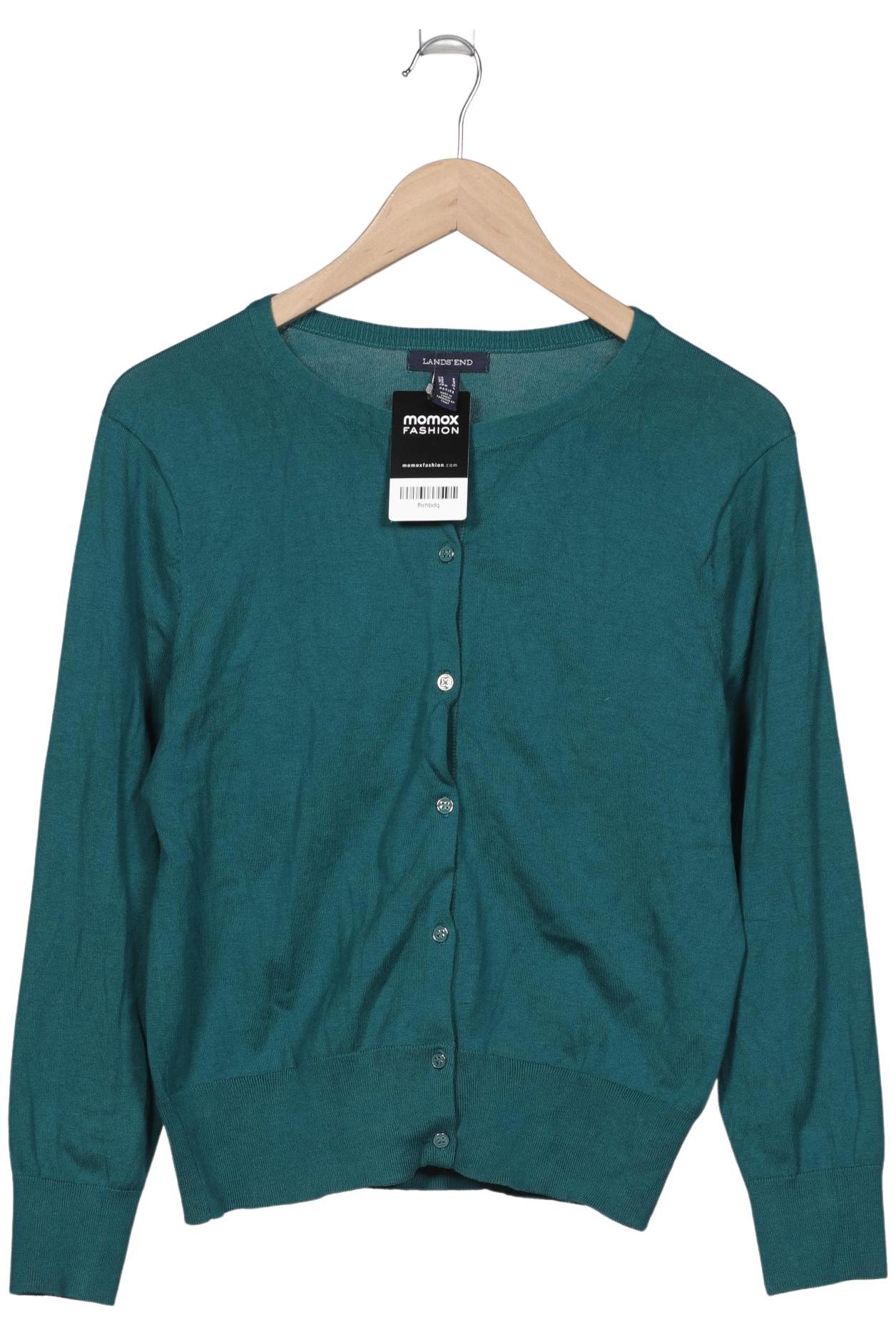 

Lands End Damen Strickjacke, türkis, Gr. 36
