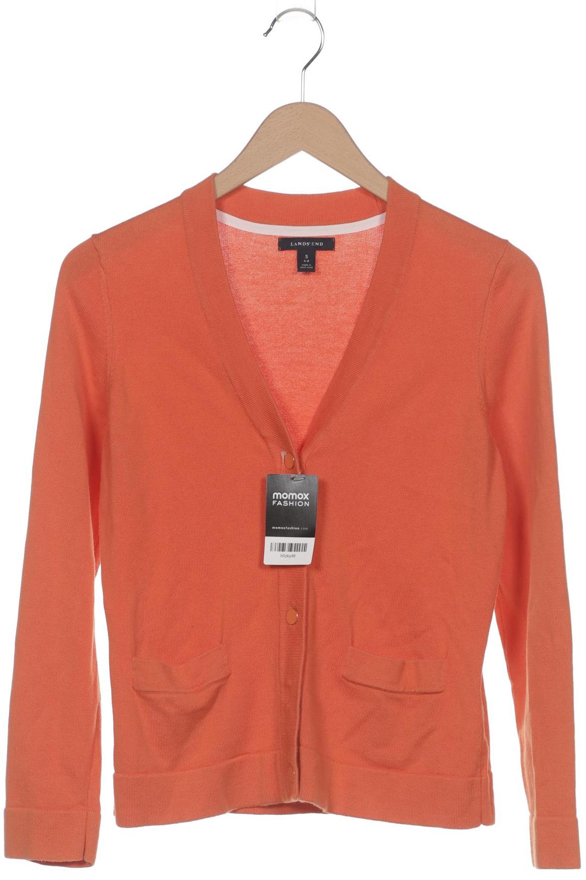 

Lands End Damen Strickjacke, orange, Gr. 36